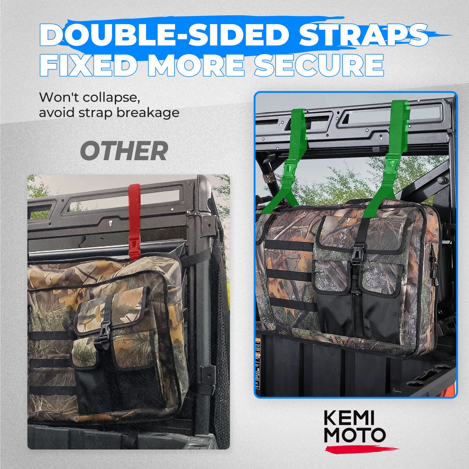 UTV Double Gun Holder Tool Rack for Hunting Gear - Image 6