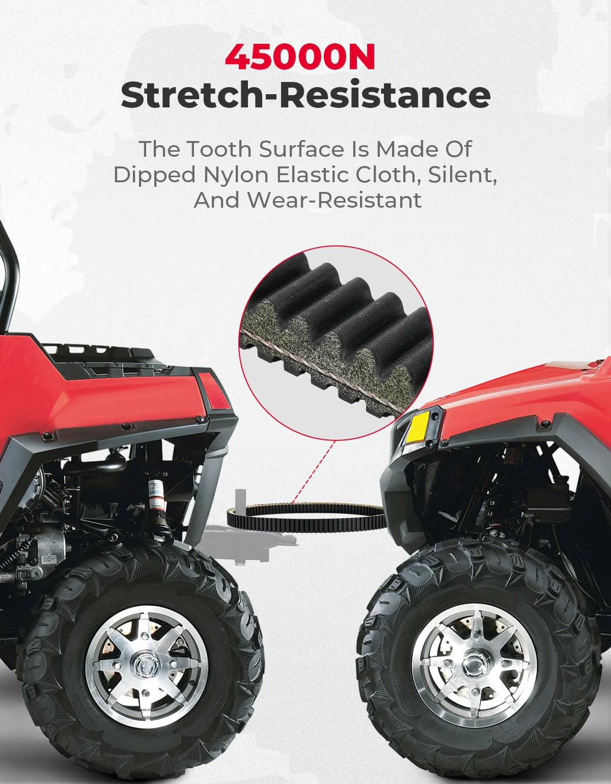 UTV Heavy Drive Belt for Polaris Ranger 500 800/ RZR 800 - Image 5