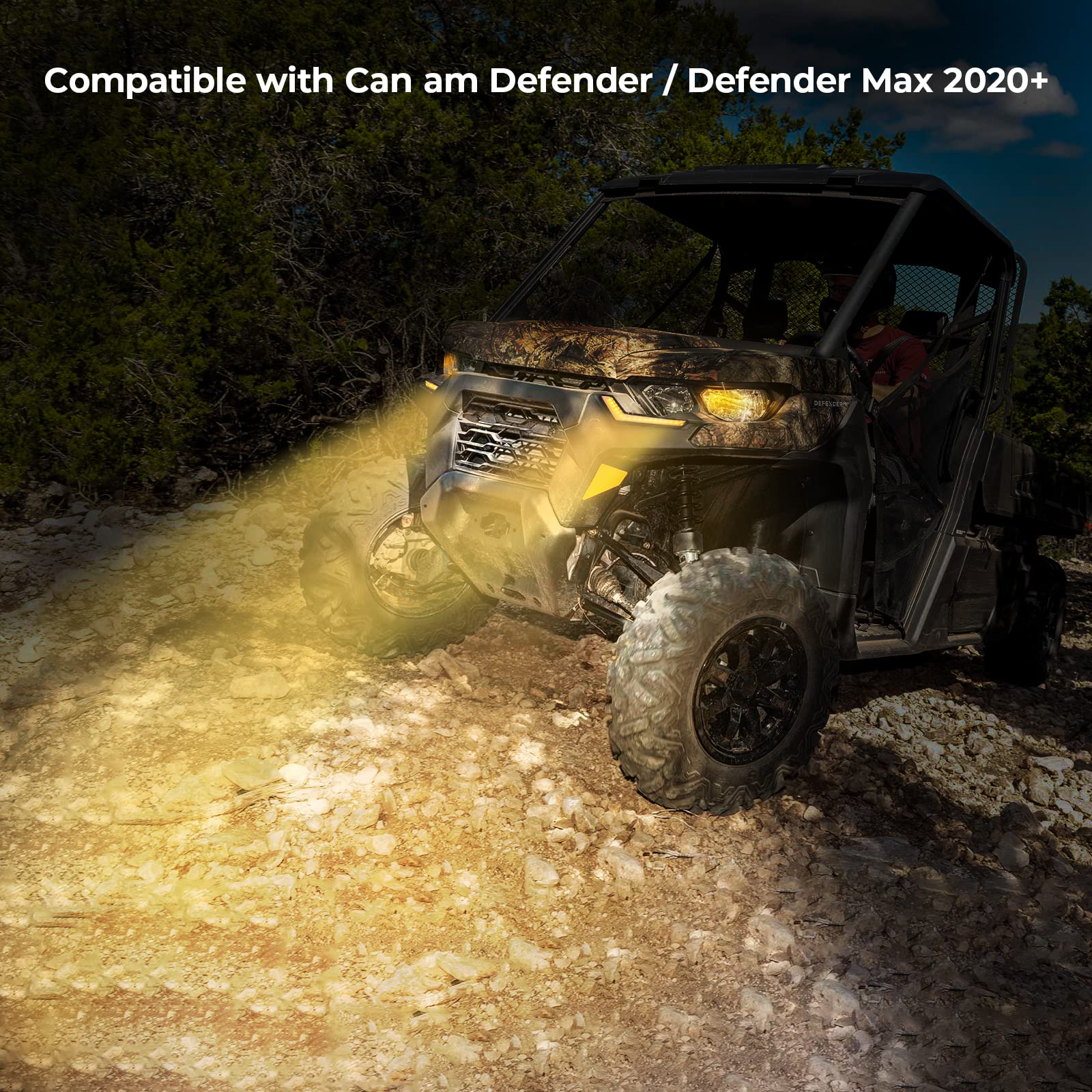 DRL Signal Light & 14L Storage Box For Can am Defender - Image 3