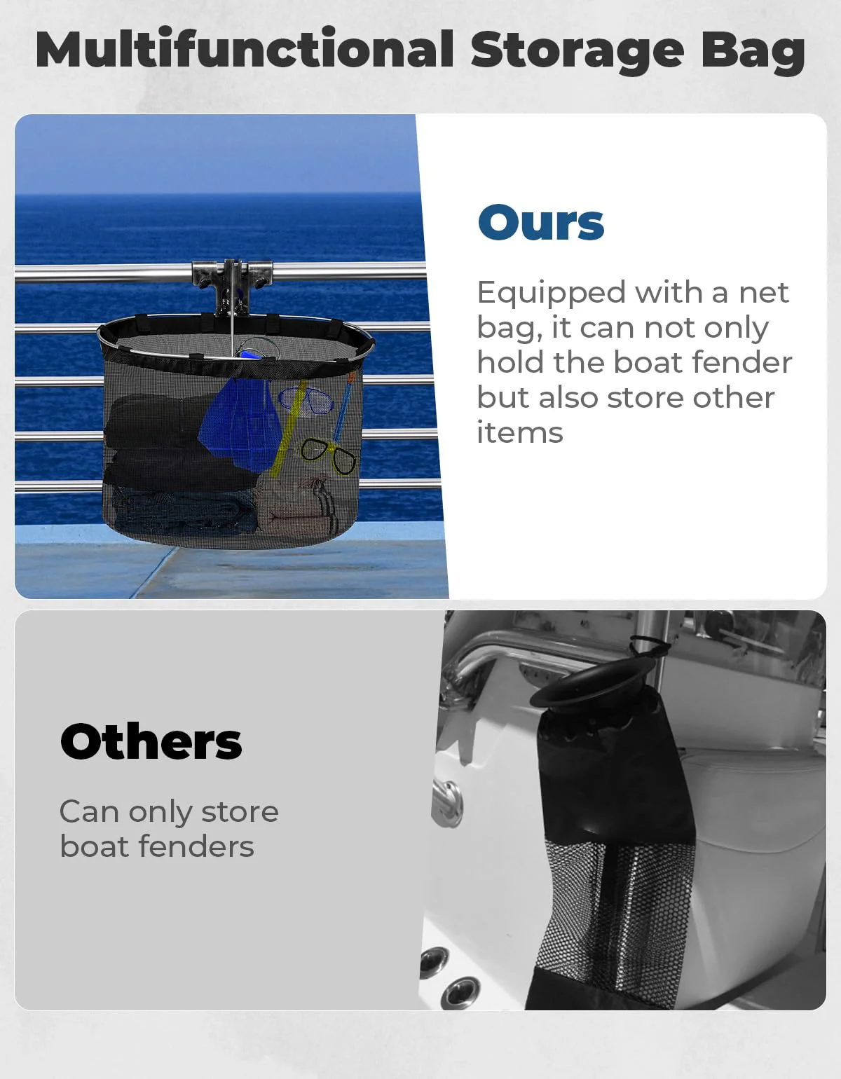 Durable Boat Fender Holders for Boat Bumper Below 10 Inches - Image 4