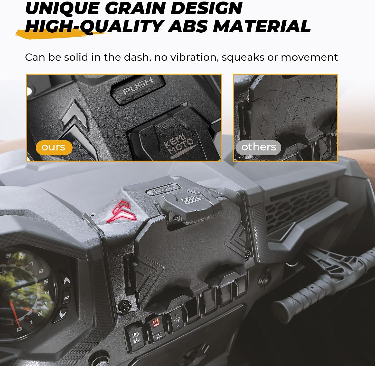 Electric Device GPS Mount Storage Box for 2019-2023 Polaris RZR XP 1000 XP Turbo - Image 5