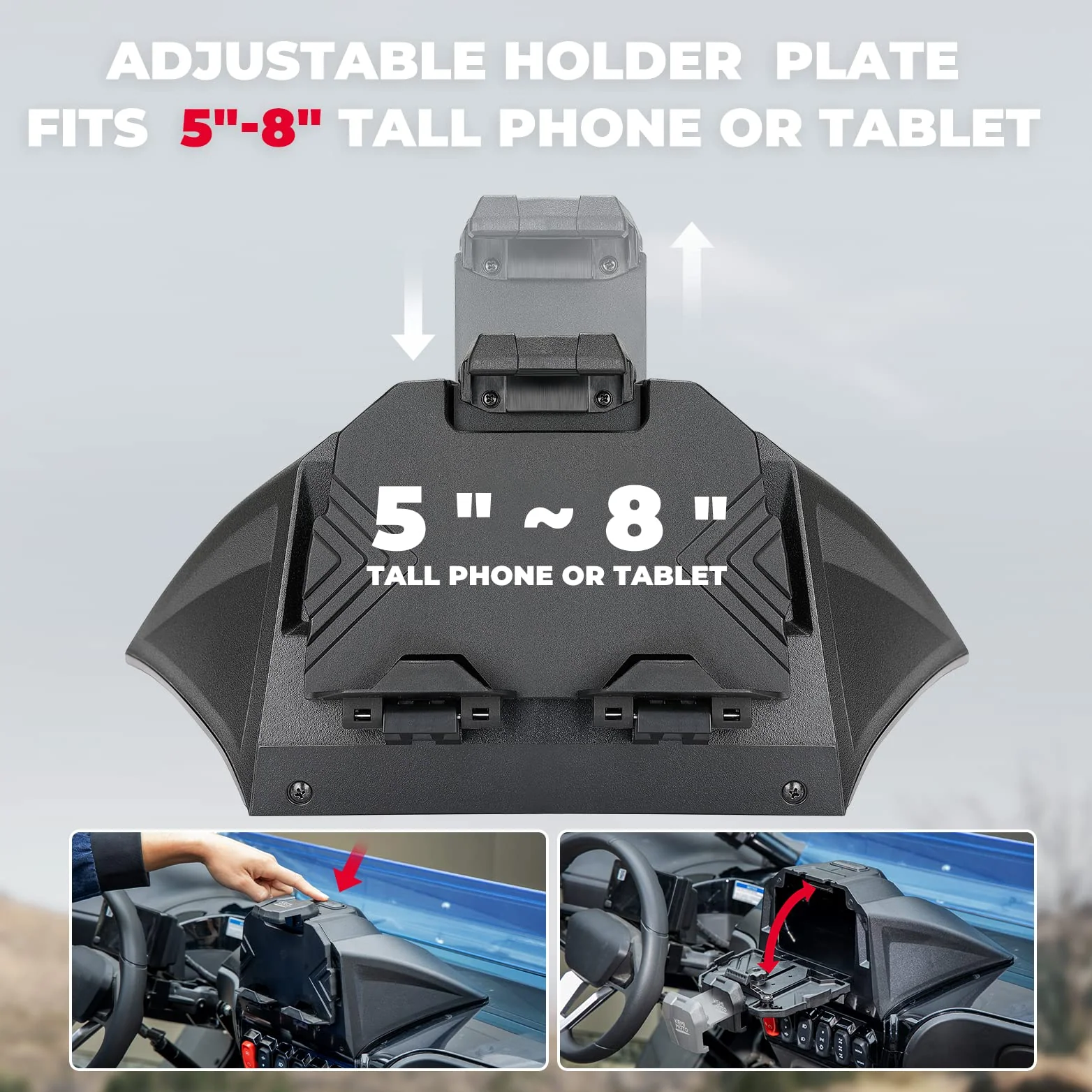 Tablet Holder for CFMOTO ZForce 950 HO Sport / HO EX / Sport - Image 4