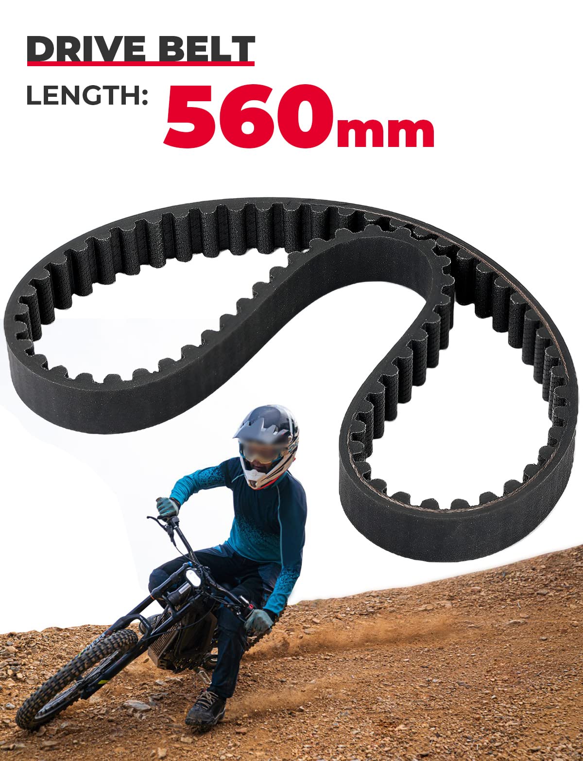 Electric Dirt Bike Drive Belt For Sur-Ron Light Bee - Image 5