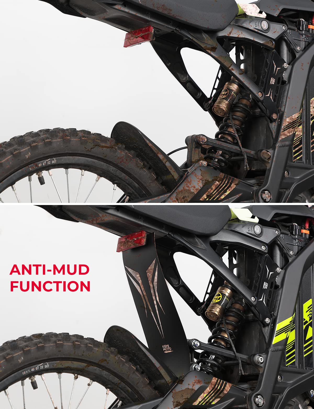 Electric Dirt Bike Mud Guard Flap For Sur-Ron Light Bee - Image 3