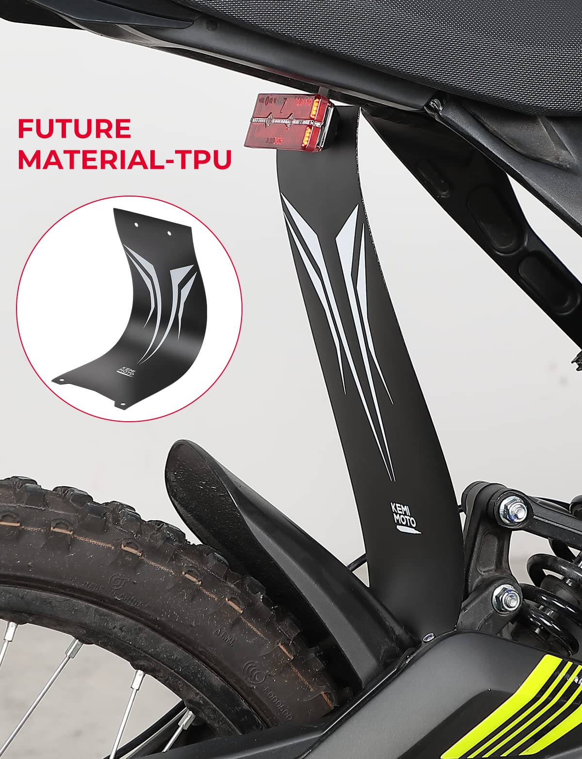 Electric Dirt Bike Mud Guard Flap For Sur-Ron Light Bee - Image 4