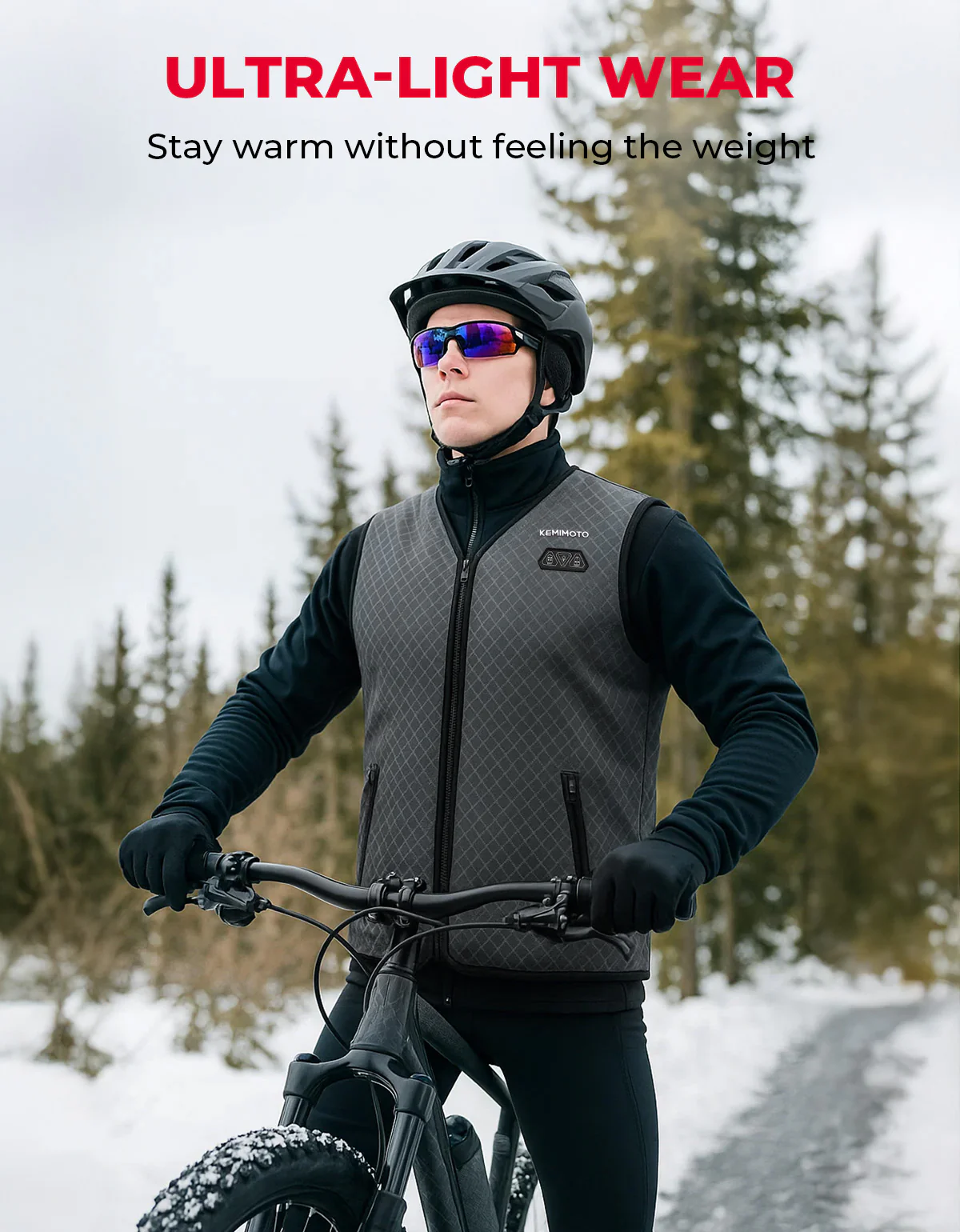 Men’s Heated Vest – Electric Warming Vest for Hunting & Winter Sports (No Battery) - Image 13