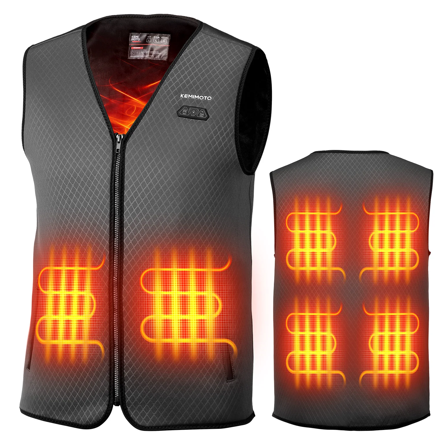 Men’s Heated Vest – Electric Warming Vest for Hunting & Winter Sports (No Battery) - Image 9