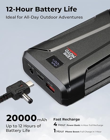 Electric Hooded Sweatshirt with 12V 20000mAh Battery Pack - Image 4