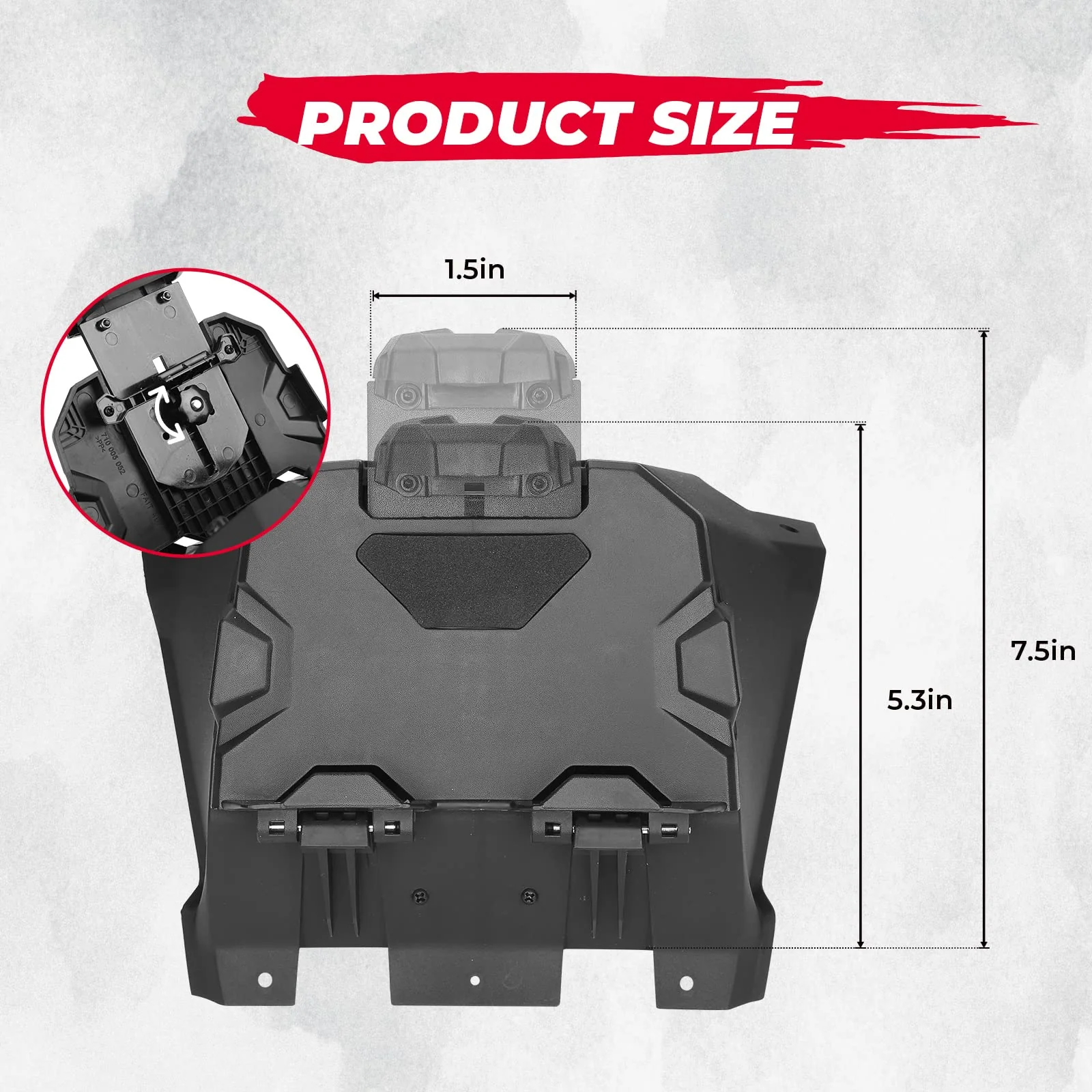 Tablet Holder With Storage Box for Polaris RZR PRO XP/ TURBO - Image 7