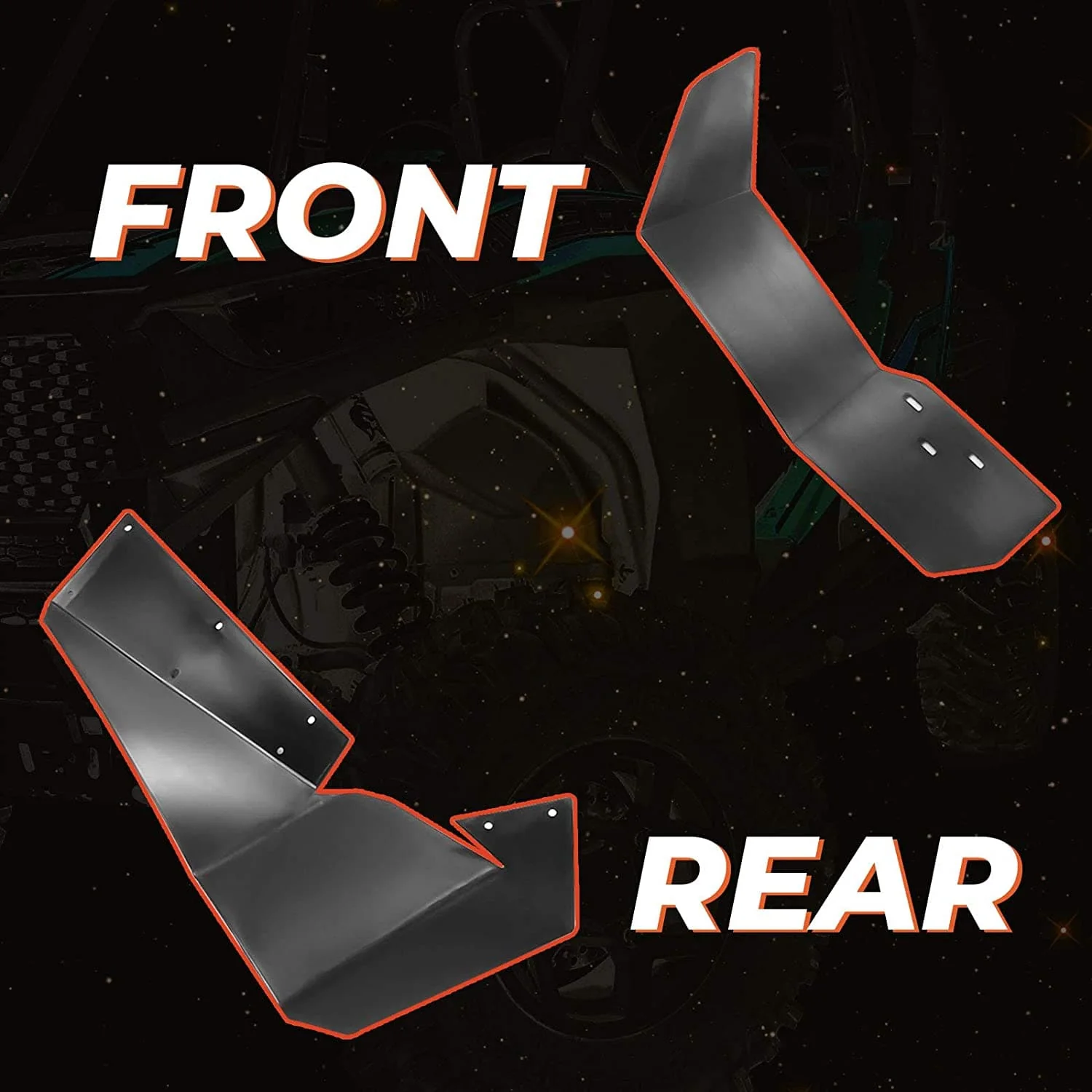Extended Fender Flares for Polaris RZR S 900 / S 1000 / RZR 4 900 2015-2020 - Image 6