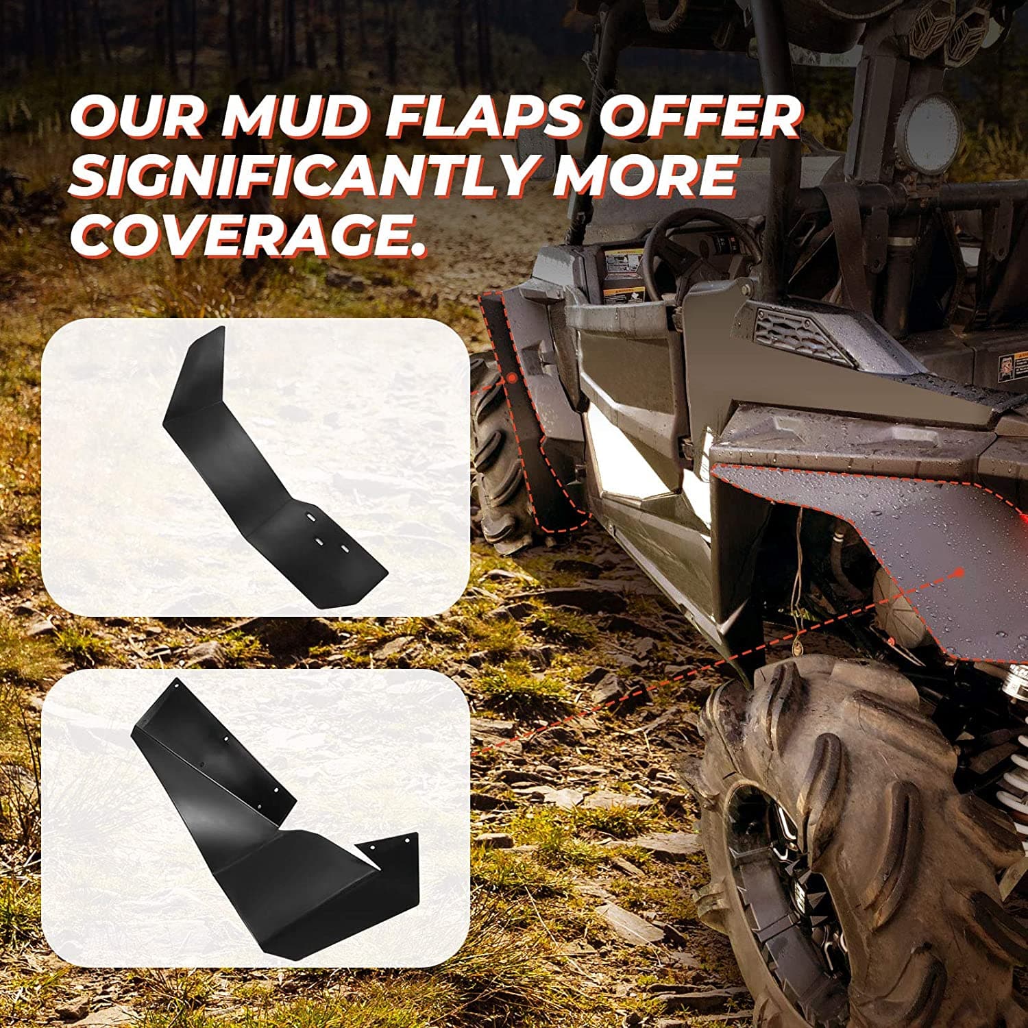 Extended Fender Flares for Polaris RZR S 900 / S 1000 / RZR 4 900 2015-2020 - Image 7