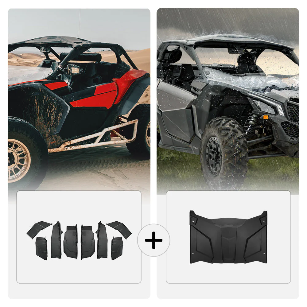 Extended Fender Flares & Hard Roof For Can-Am Maverick X3 - Image 16