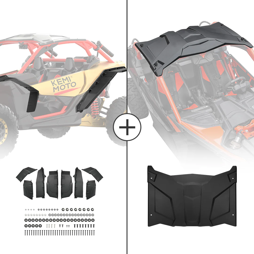 Extended Fender Flares & Hard Roof For Can-Am Maverick X3 - Image 17