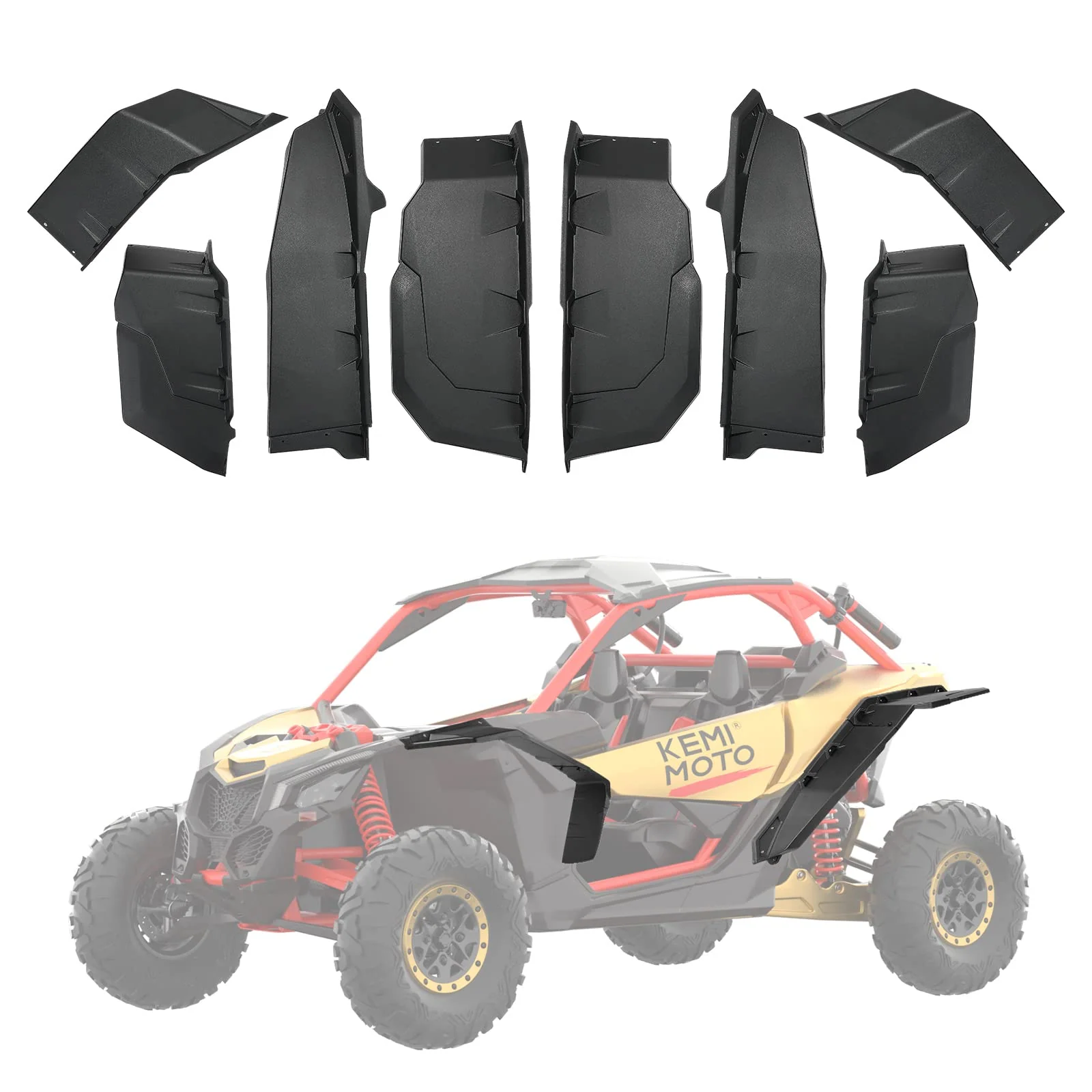 Extended Fender Flares & Hard Roof For Can-Am Maverick X3 - Image 2