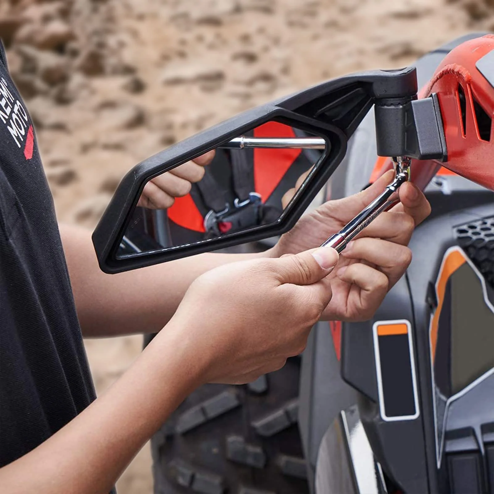 Extended Fender Flares & Side Mirrors for Can-Am Maverick X3 - Image 9
