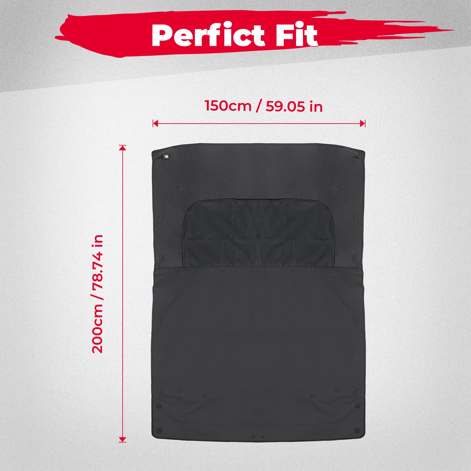 Fabric Soft Roof For Yamaha Wolverine X4/SE (2018-2020) - Image 7