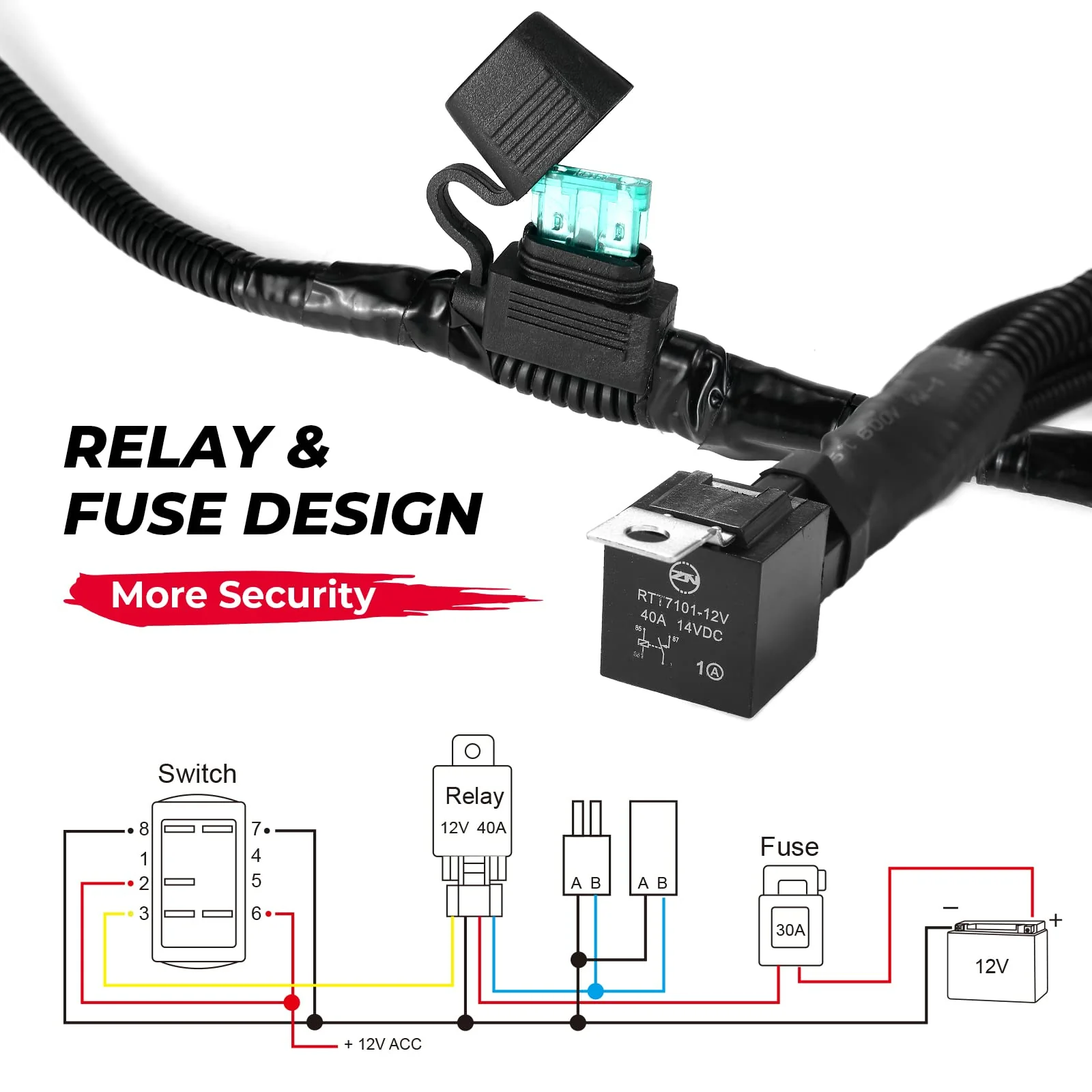 ATV/UTV Fan Override Switch Kit  with Relay For Polaris, Can-Am - Image 6