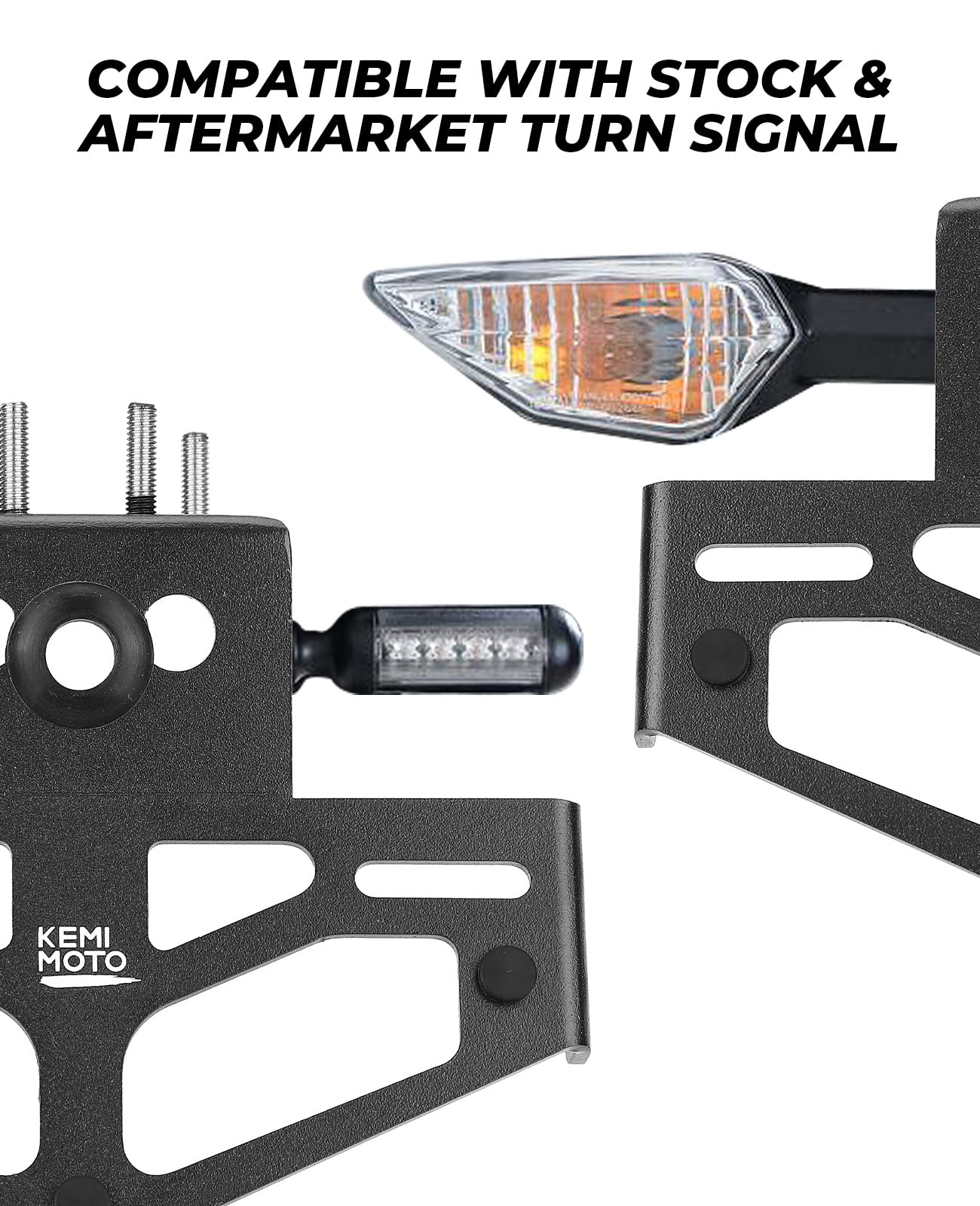 Fender Eliminator Z400 License Plate Bracket for Ninja 400 Z400 - Image 2