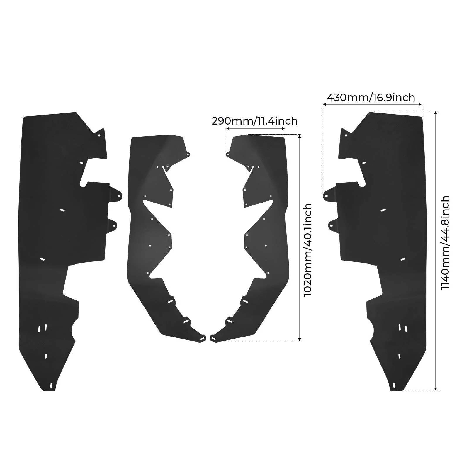 Fender Flares For Talon 1000x 1000r 1000x4 - Image 6