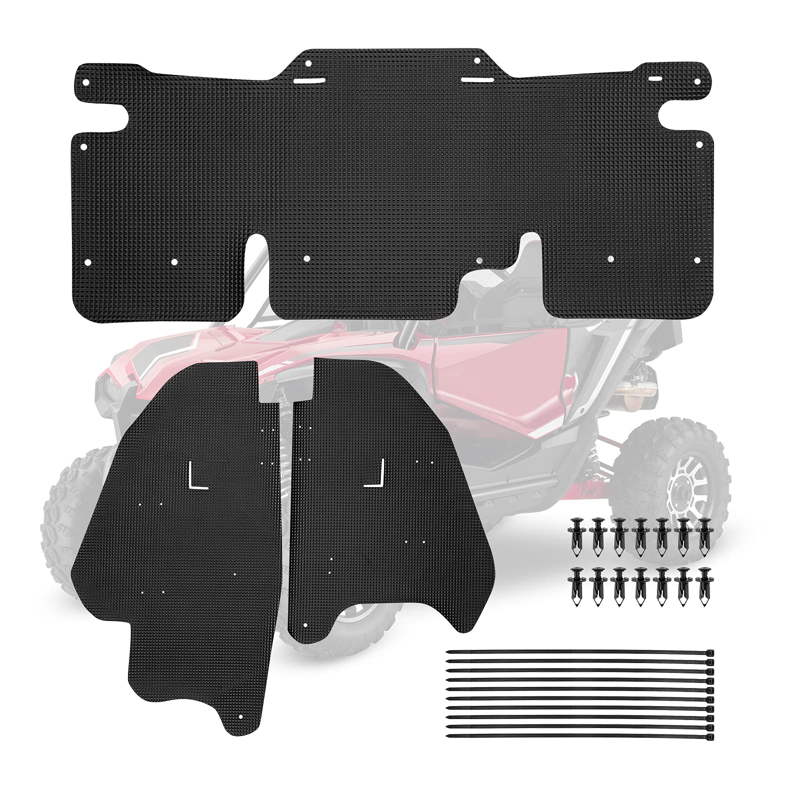 Fender Flares Mud Guards Mud Flaps For Talon 1000r 1000x 1000x-4 - Image 3