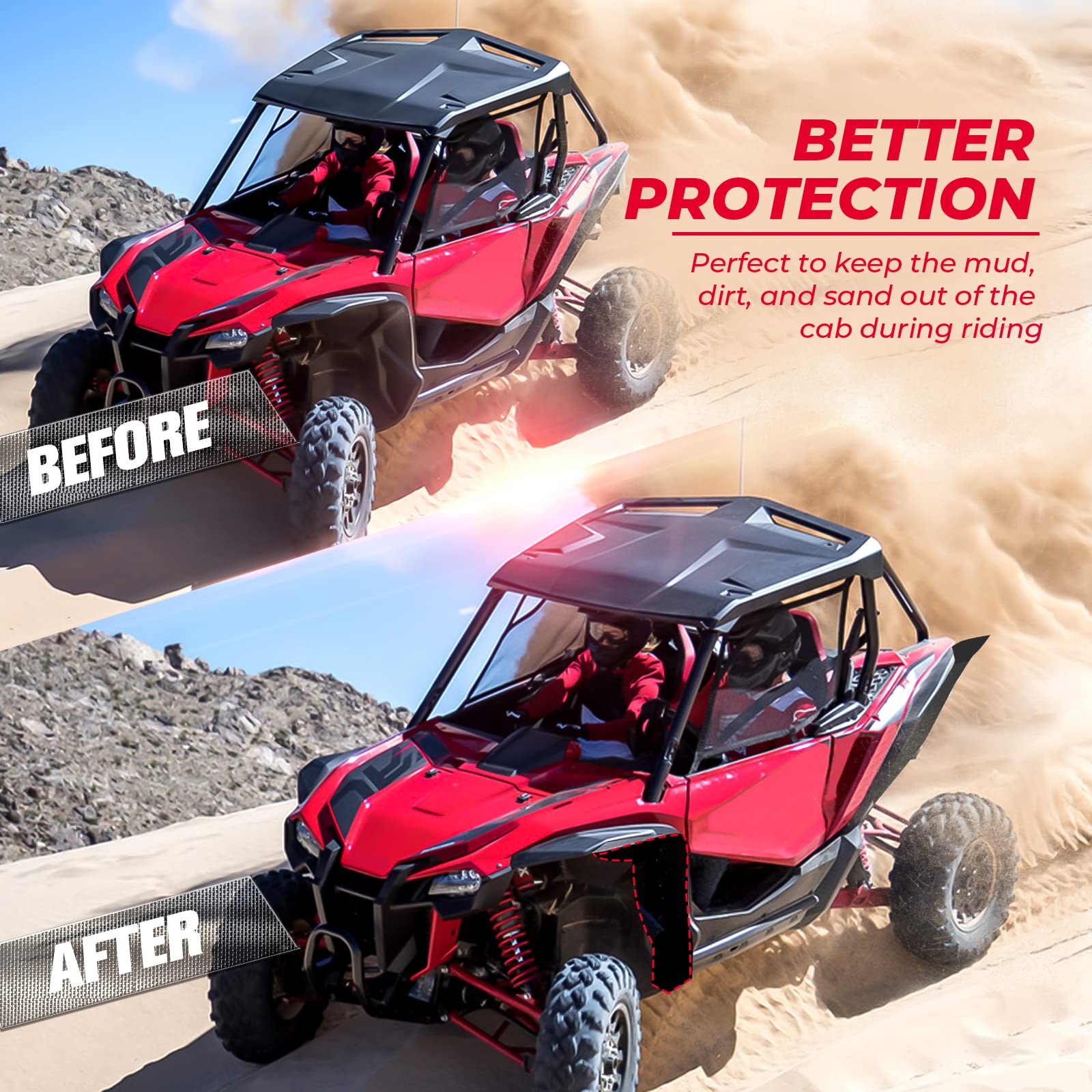 Fender Flares Mud Guards Mud Flaps For Talon 1000r 1000x 1000x-4 - Image 5