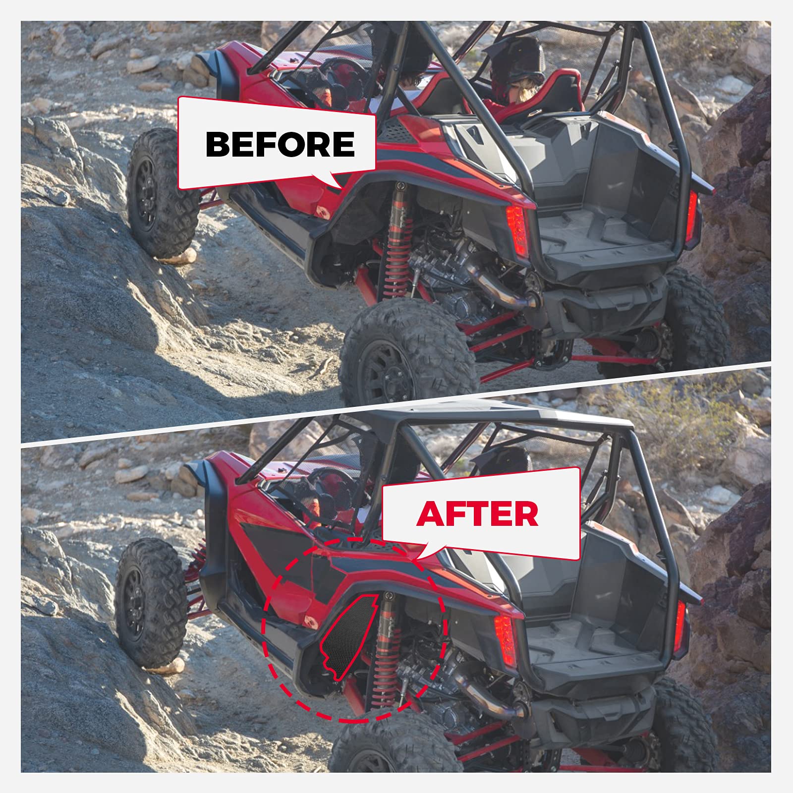 Fender Flares Mud Guards Mud Flaps For Talon 1000r 1000x 1000x-4 - Image 9
