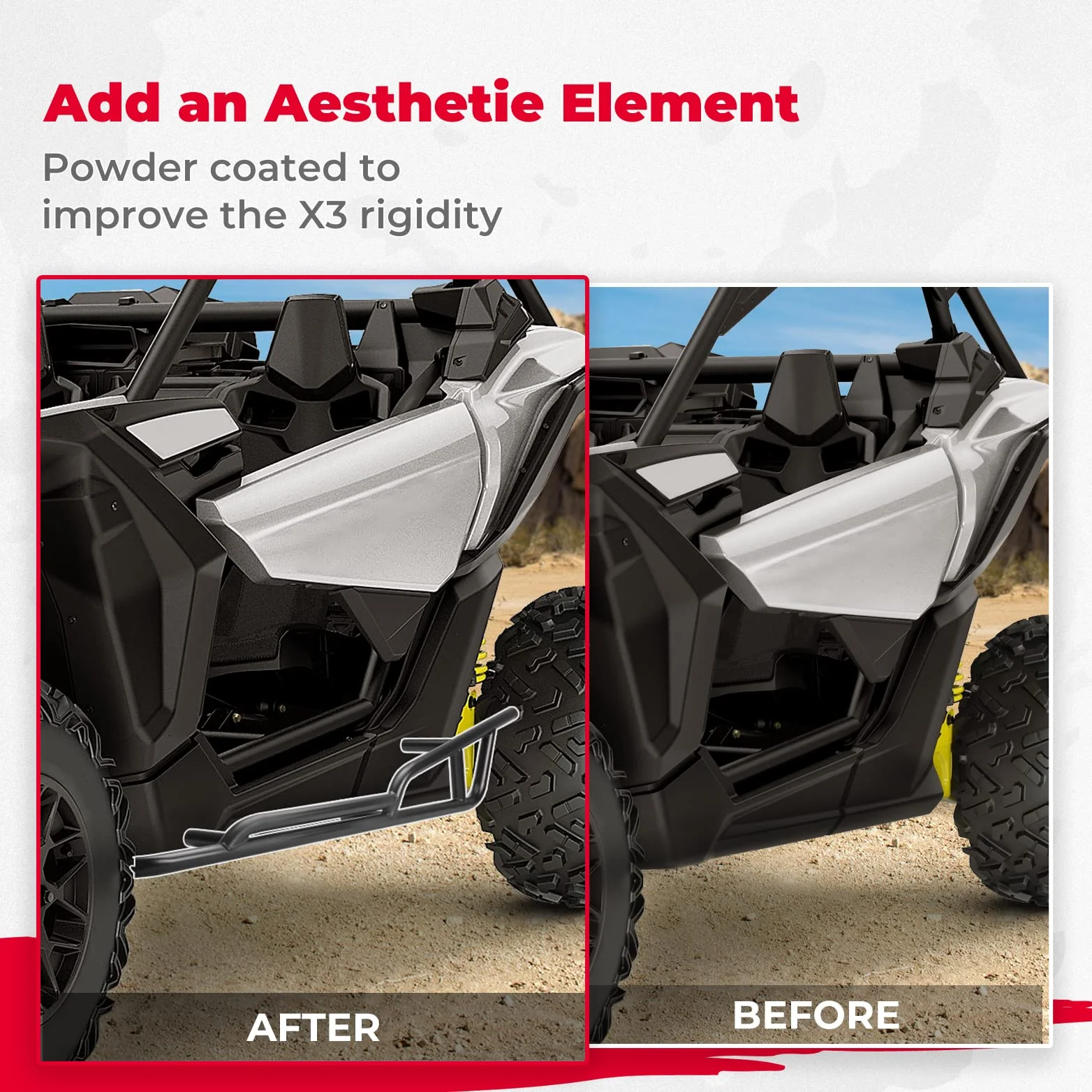 Fender Flares & Nerf Bars For Can-Am Maverick X3 - Image 4