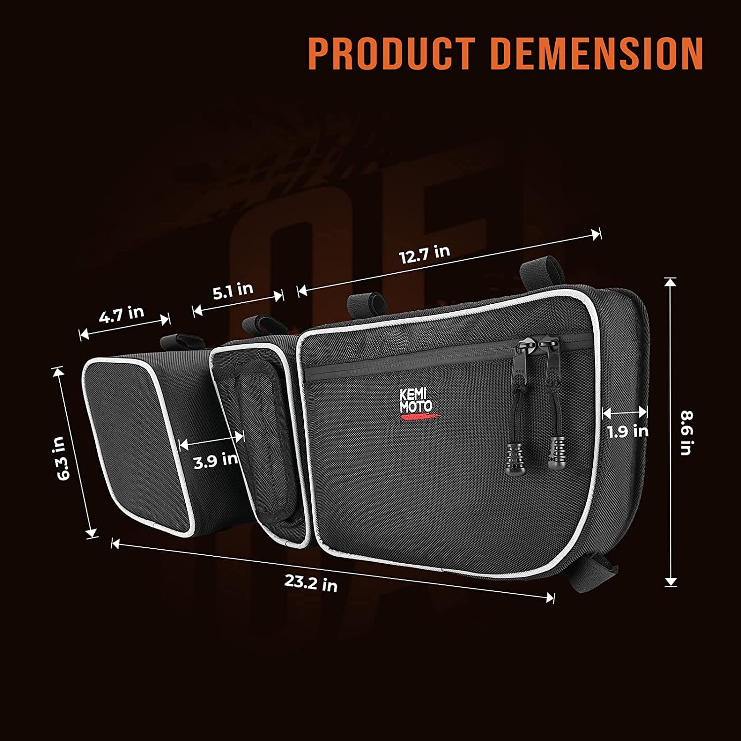Fender flares & Side mirrors & Door bags for Can-am Maverick X3 / X3 MAX - Image 16