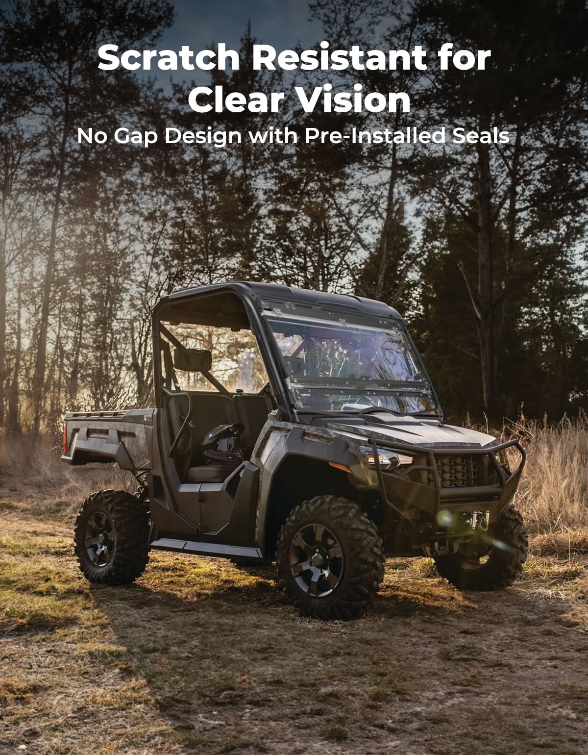 3-in-1 Flip Front Windshield for 2020+ Tracker 800SX - Image 5