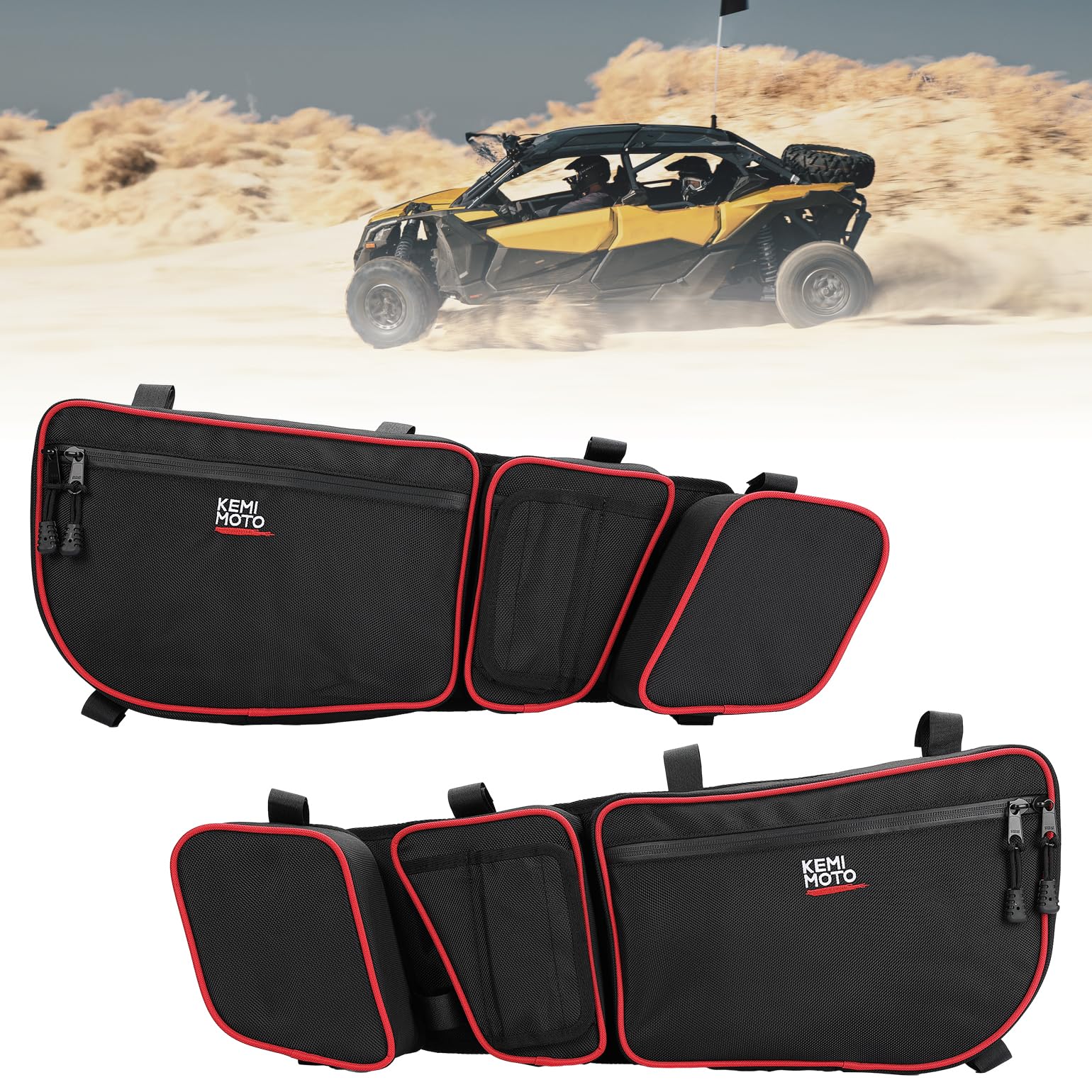 Flip Windshield and Door Bags for 2017+ Can Am Maverick X3 - Image 3