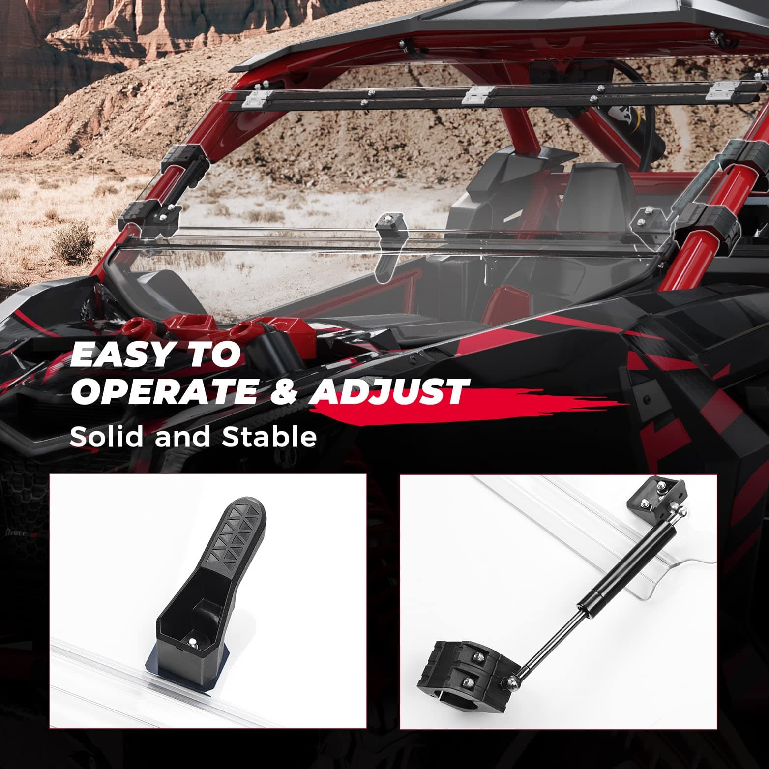 Flip Windshield and Soft Cab Enclosures for 2017+ Can Am Maverick X3 - Image 7