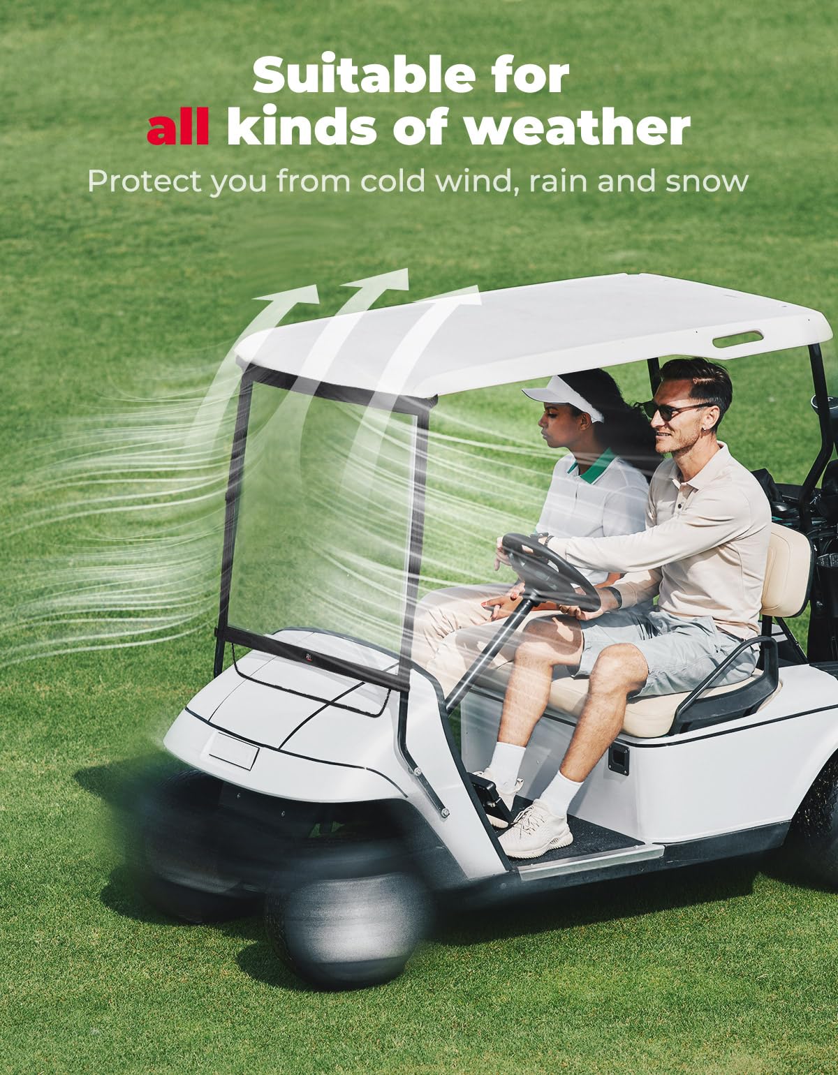 Foldable Golf Cart Windshield - Image 6