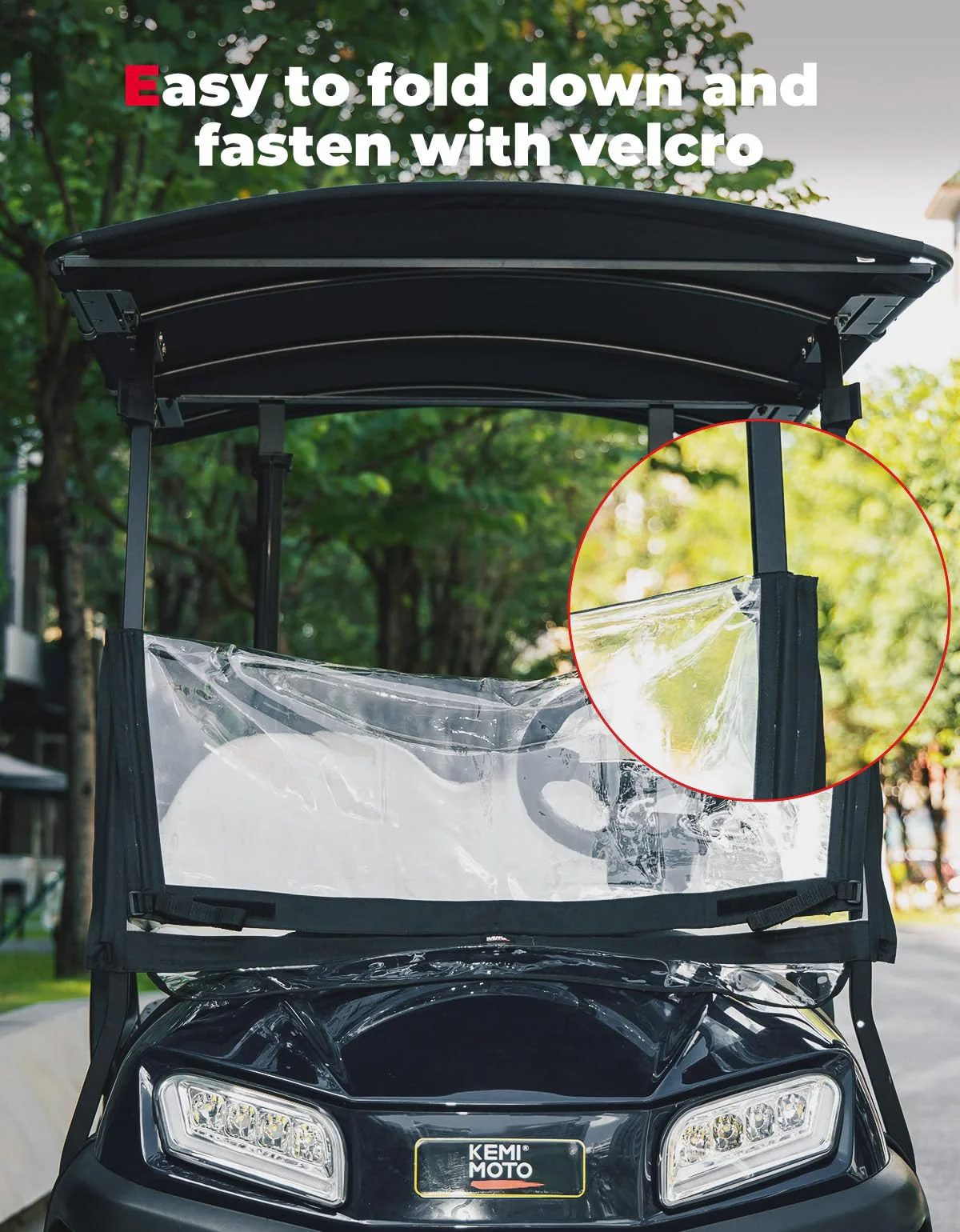 Foldable Golf Cart Windshield - Image 7