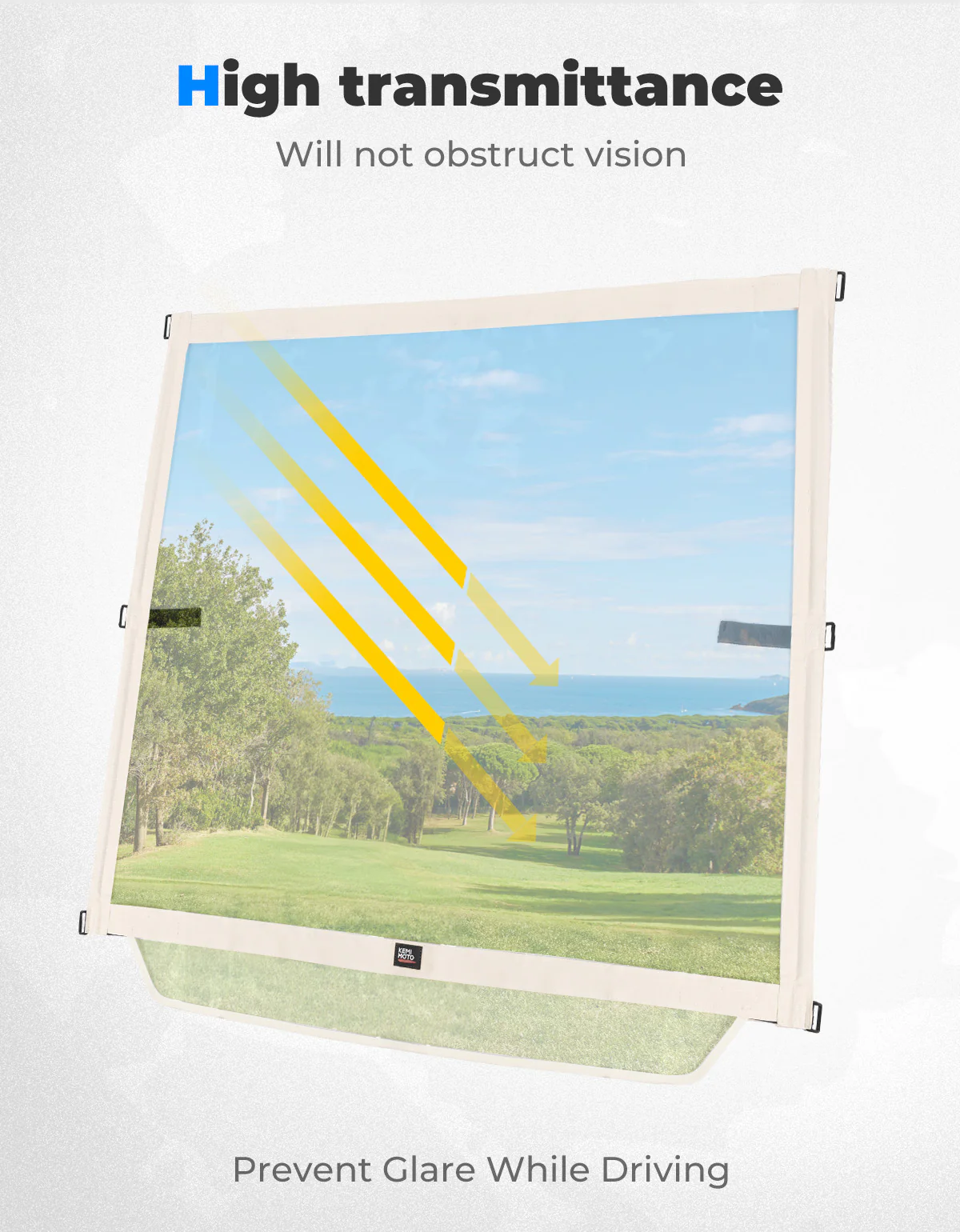 Foldable Golf Cart Windshield for EZGO TXT 1994-2013 - Image 4