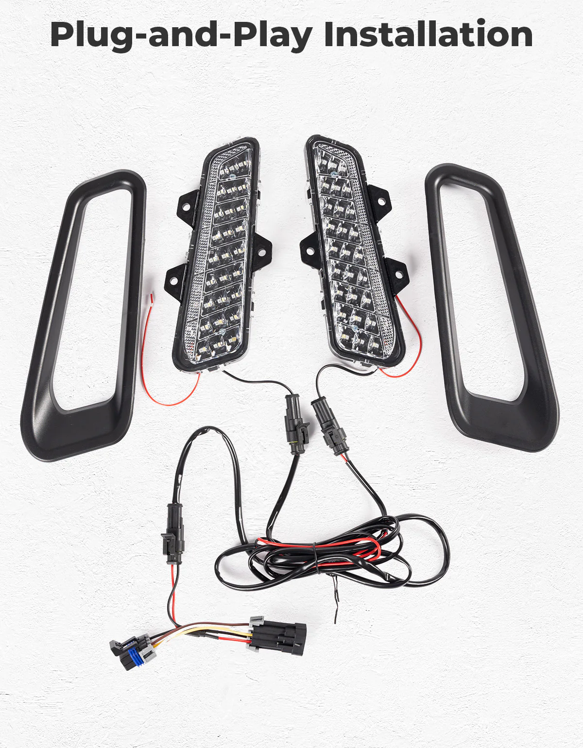 Front Brushguard Auxiliary Lights for Polaris Ranger XD 1500 / CREW 2024 2025 - Image 6
