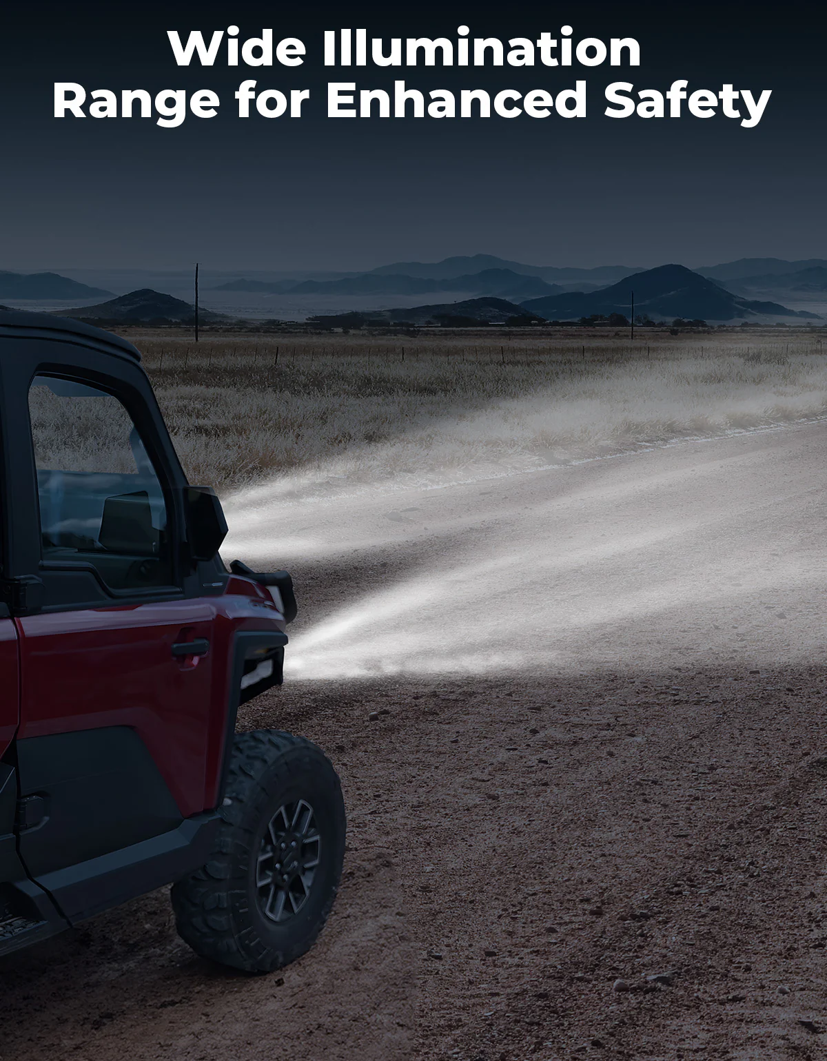 Front Brushguard Auxiliary Lights for Polaris Ranger XD 1500 / CREW 2024 2025 - Image 7