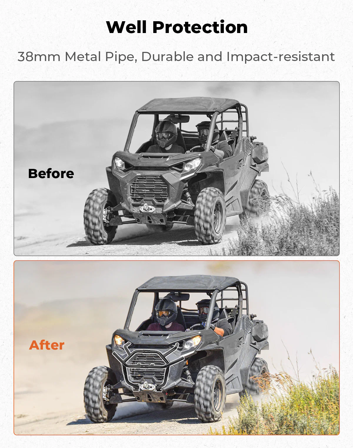 Front Bumper for Can-Am Commander 2021+ - Image 2
