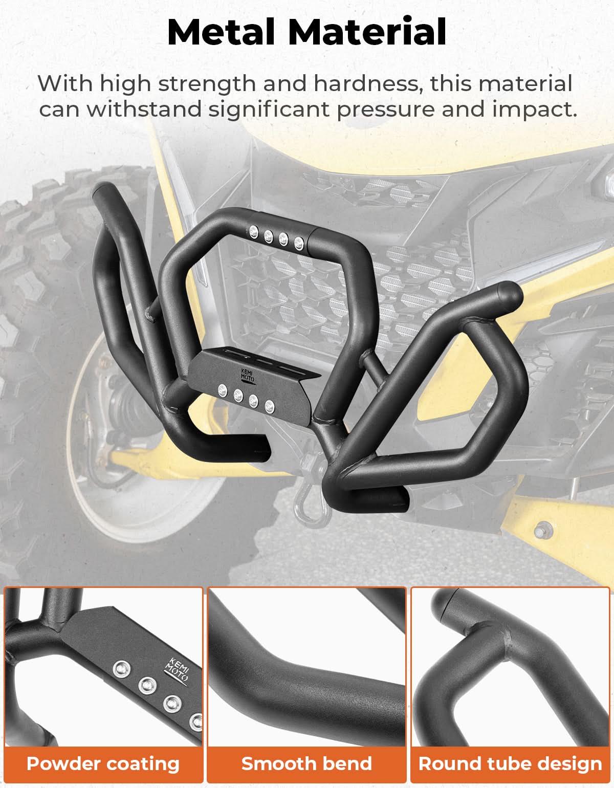 Front Bumper for Can Am Maverick R 2024+ - Image 3