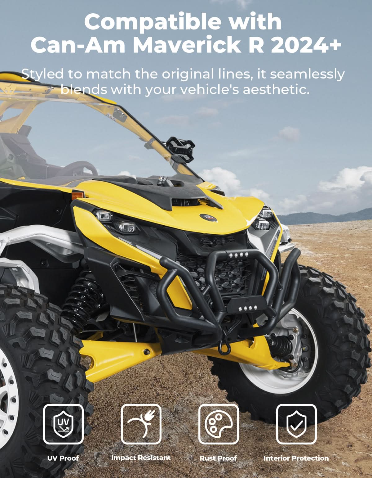 Front Bumper for Can Am Maverick R 2024+ - Image 6