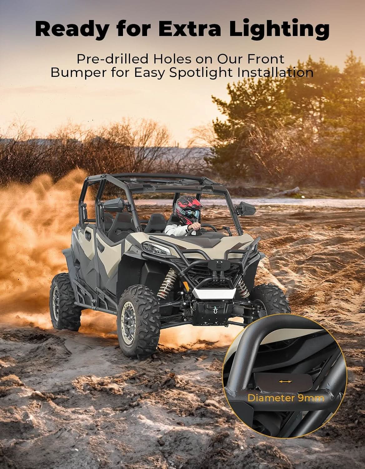 Front Bumper for CFMOTO ZForce 950 Sport | 950 Trail | 800 Trail 2023+ - Image 3