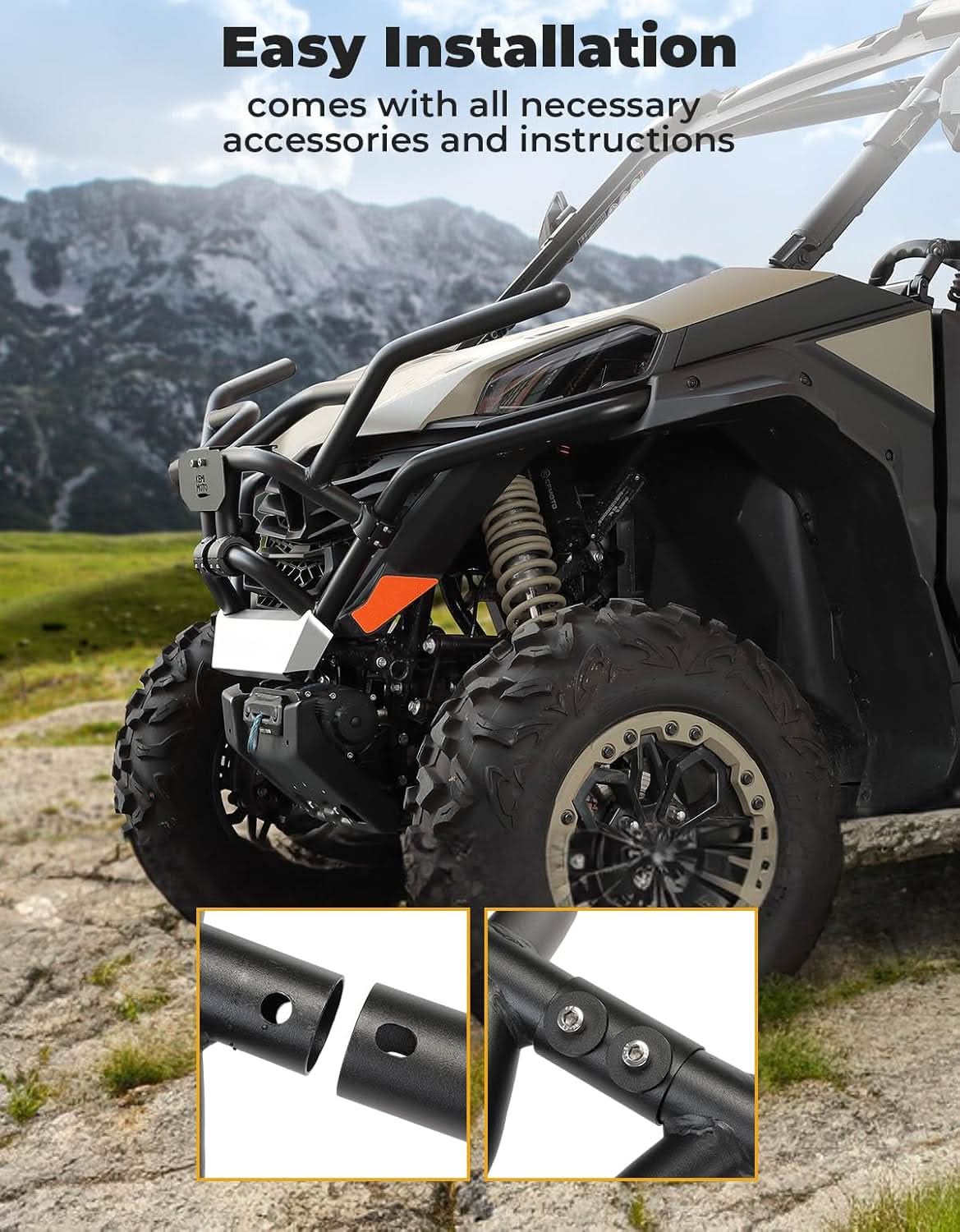 Front Bumper for CFMOTO ZForce 950 Sport | 950 Trail | 800 Trail 2023+ - Image 7