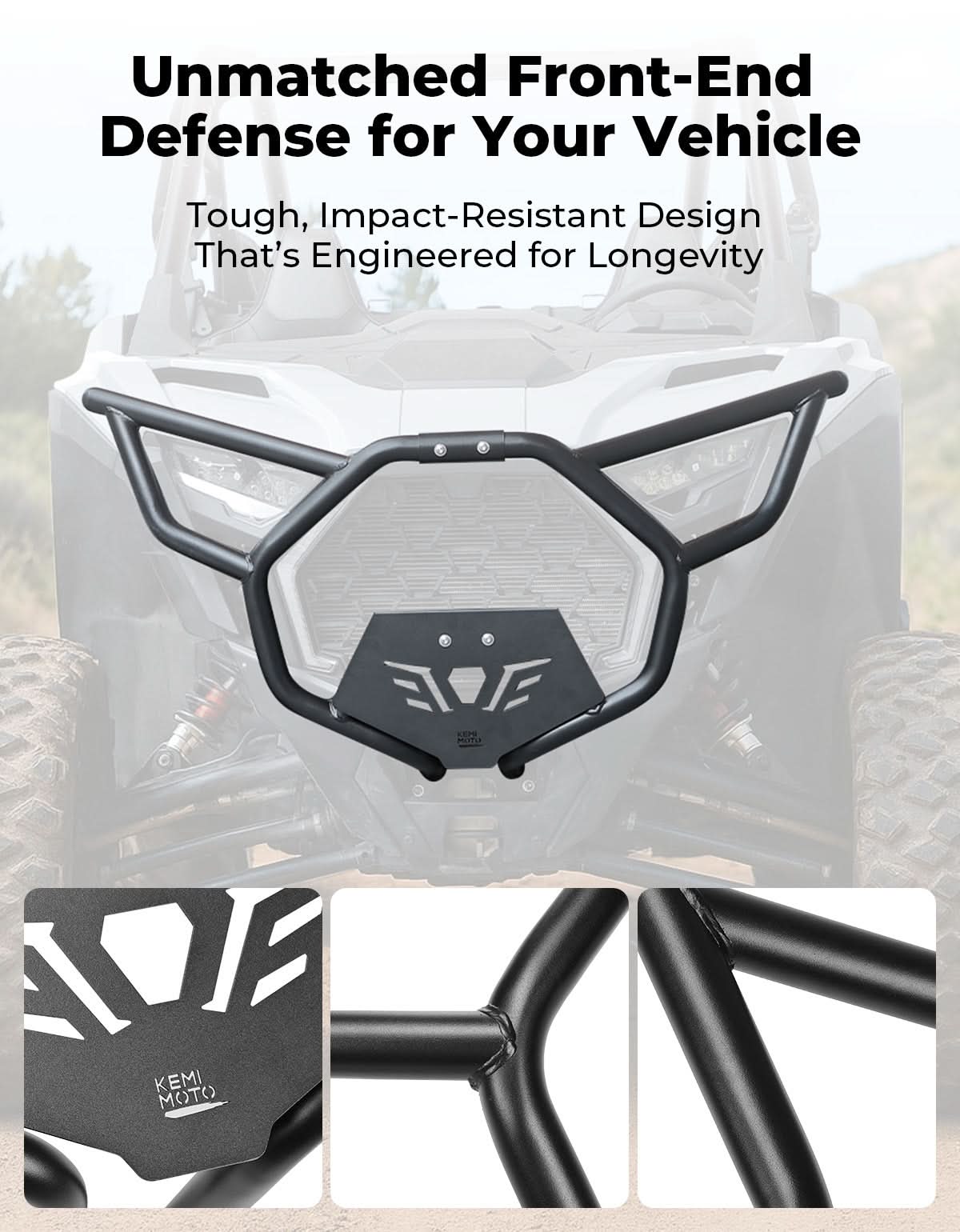 Front Bumper for 2026 PolarisRZR PRO XP, Direct Replacement for #2890388-458 - Image 6
