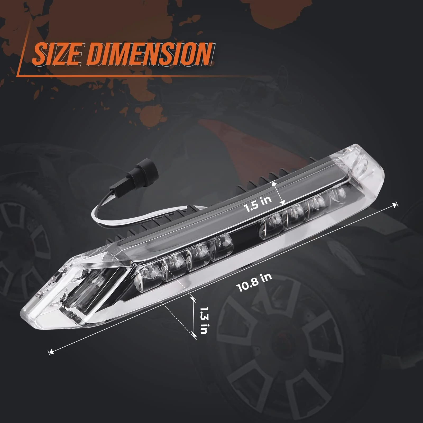 Front Bumper Light Bar For Can-Am Ryker 600, 900 - Image 6