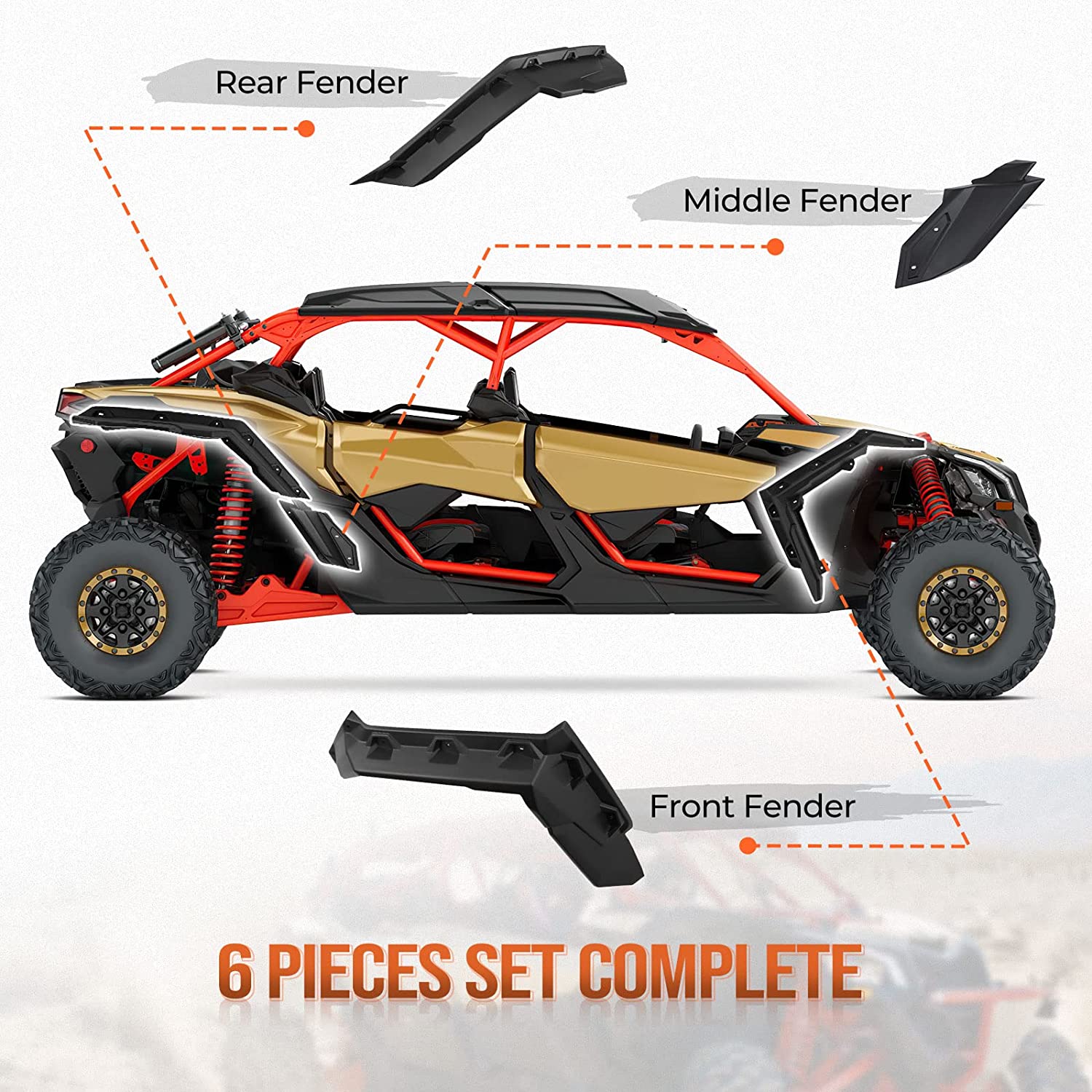 Front Bumpers & Mud Fender Flares for Can-Am Maverick X3 - Image 10