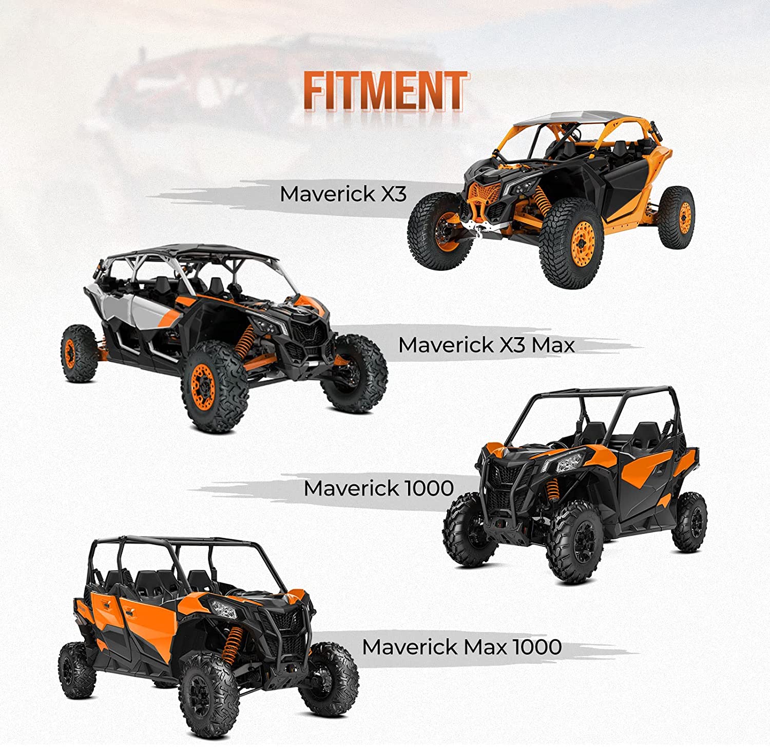 Front Bumpers & Mud Fender Flares for Can-Am Maverick X3 - Image 13
