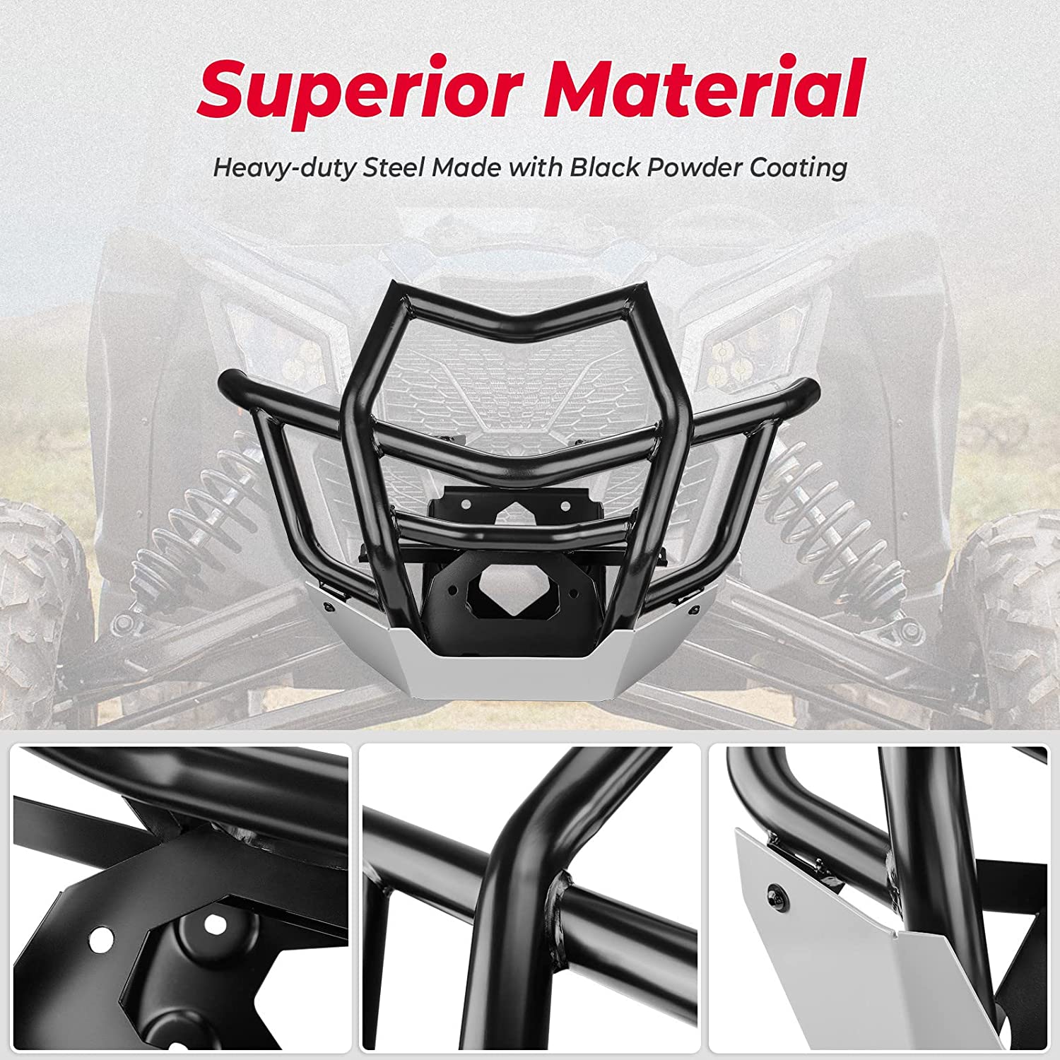 Front Bumpers & Mud Fender Flares for Can-Am Maverick X3 - Image 3