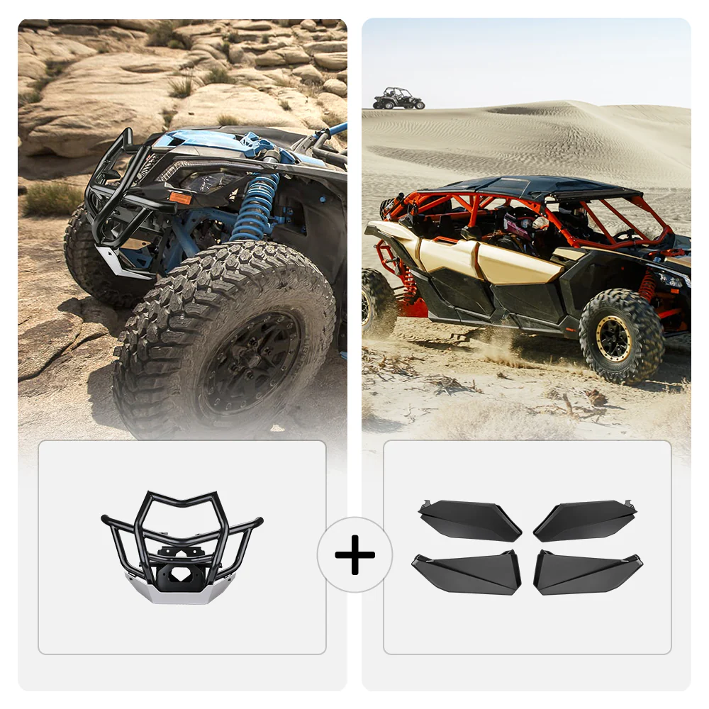 Front Bumpers & Lower Door Inserts For Can-Am Maverick X3 MAX - Image 13