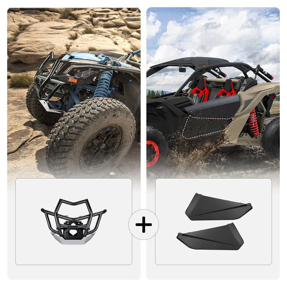 Front Bumpers & Lower Doors Panel For Can-Am Maverick X3 - Image 13
