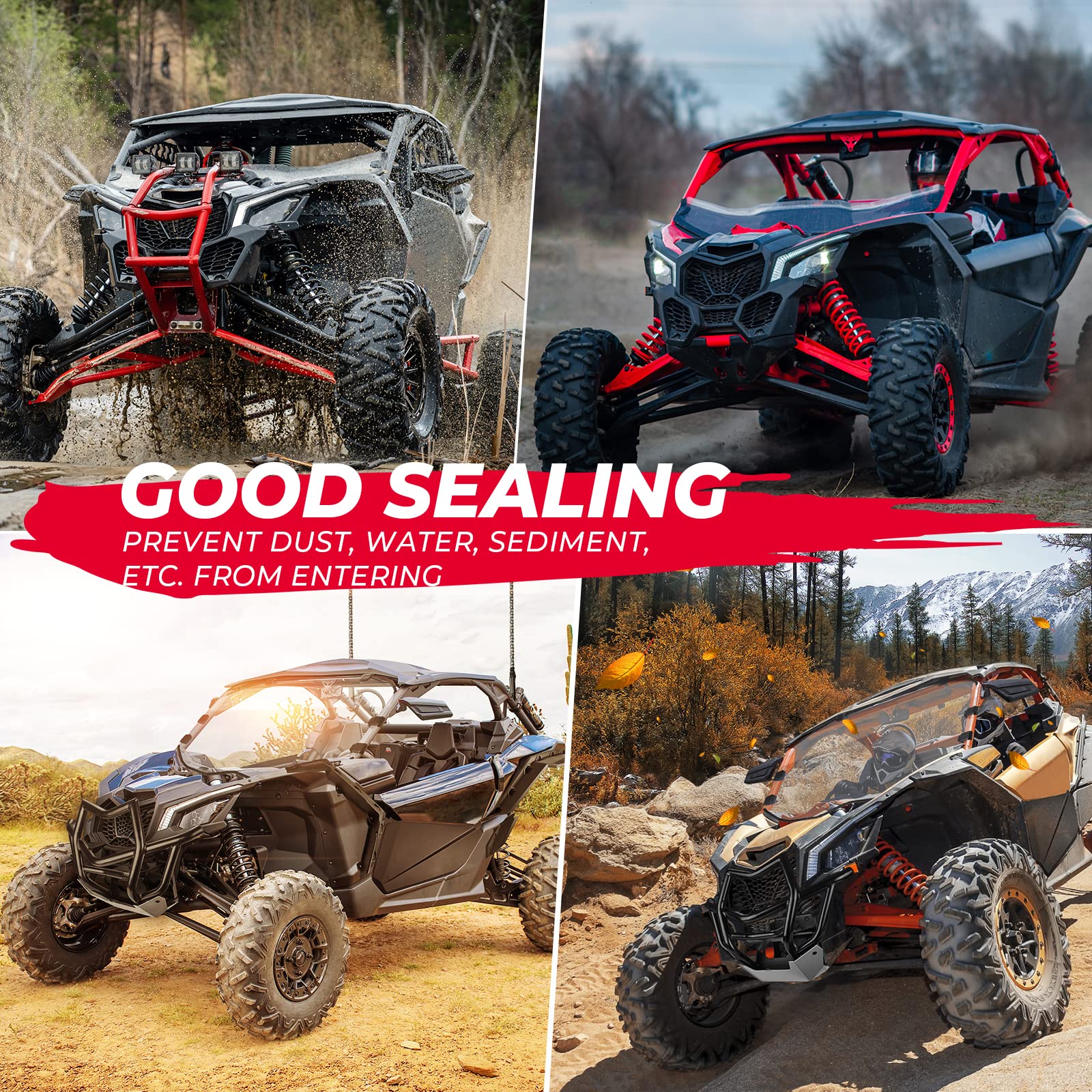 Front Dash Speaker Pods for Can Am Maverick X3 / X3 Max - Image 7