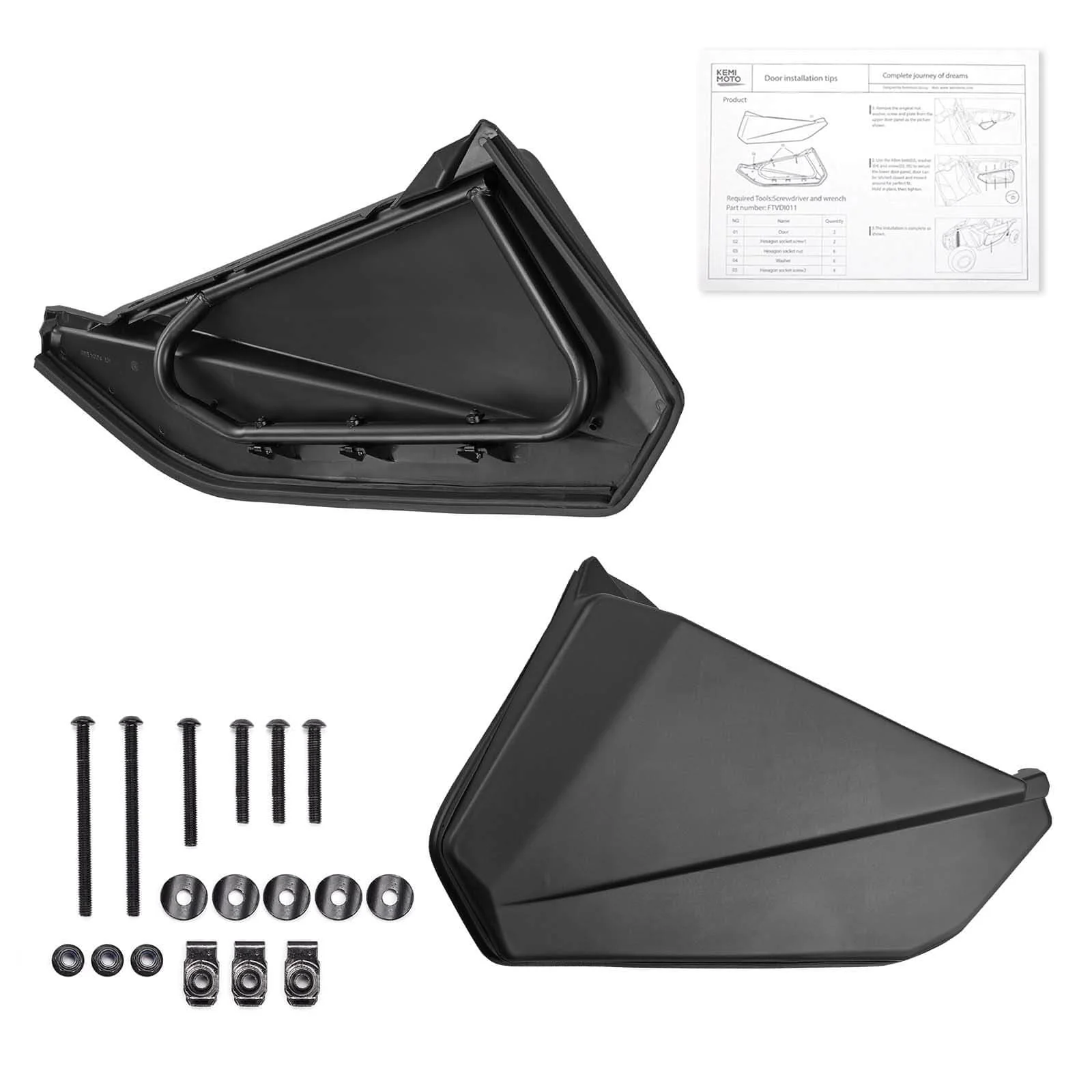 Front Door Bags & Front Lower Door Inserts for Can-Am Maverick X3 - Image 15